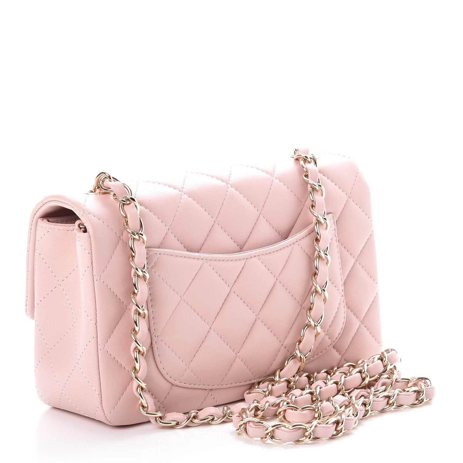 chanel pink lambskin