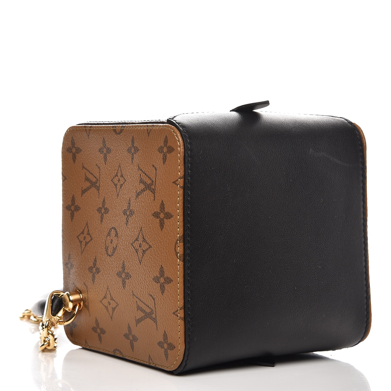 Louis Vuitton Black Taurillon Leather Neo Square Bag - Yoogi's Closet