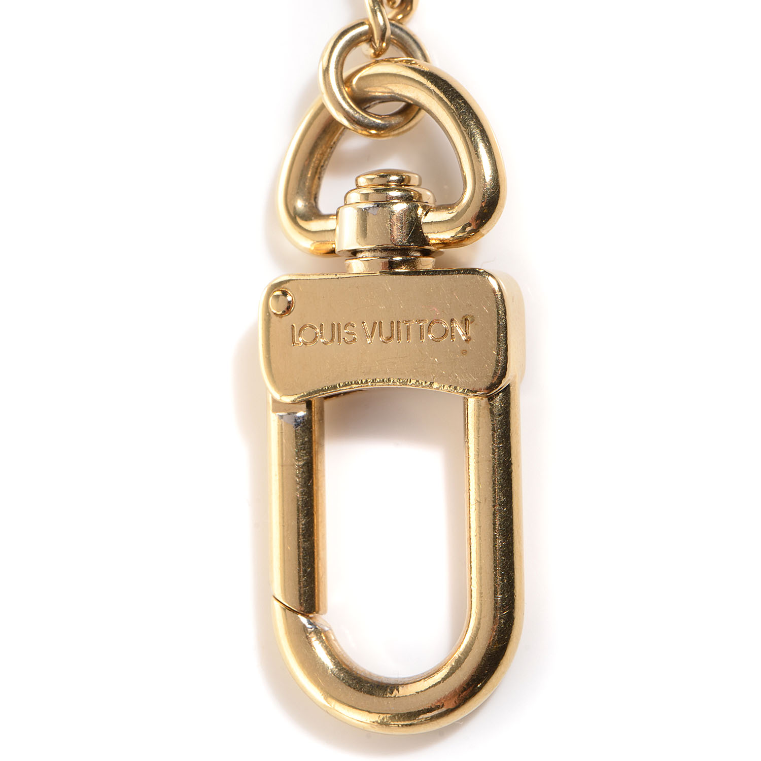 Louis vuitton pochette extender hot sale key ring chain gold