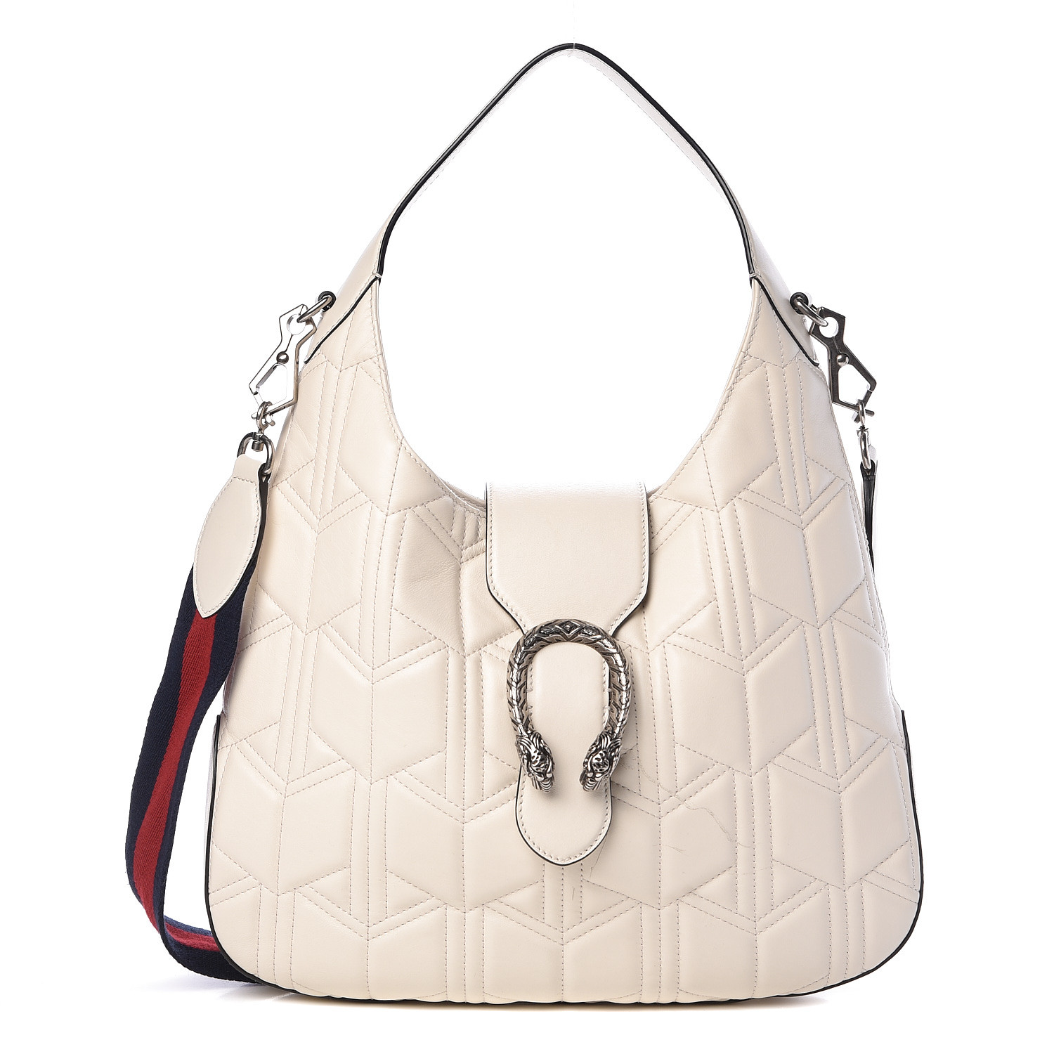 white gucci quilted bag