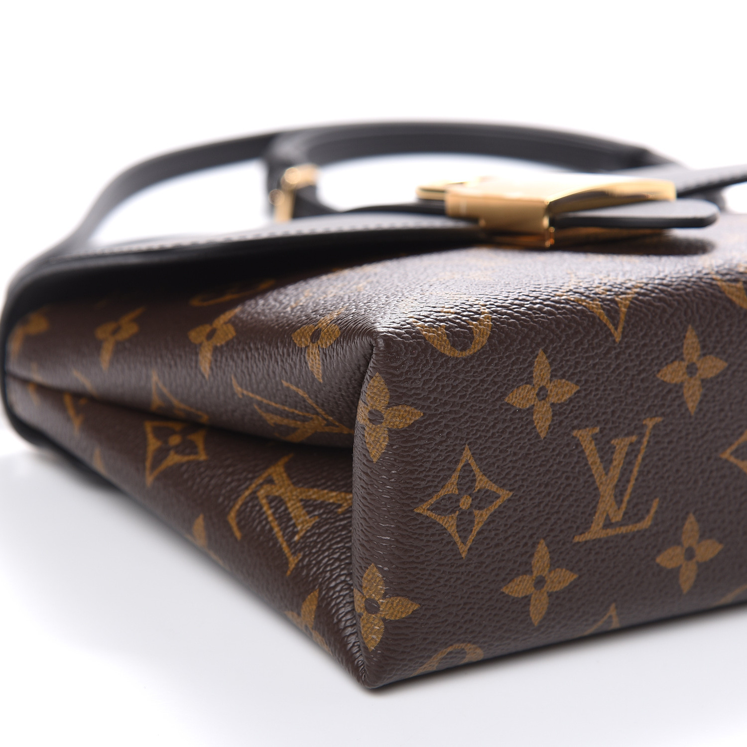 Louis Vuitton Locky Handbag Monogram Canvas with Leather BB at 1stDibs