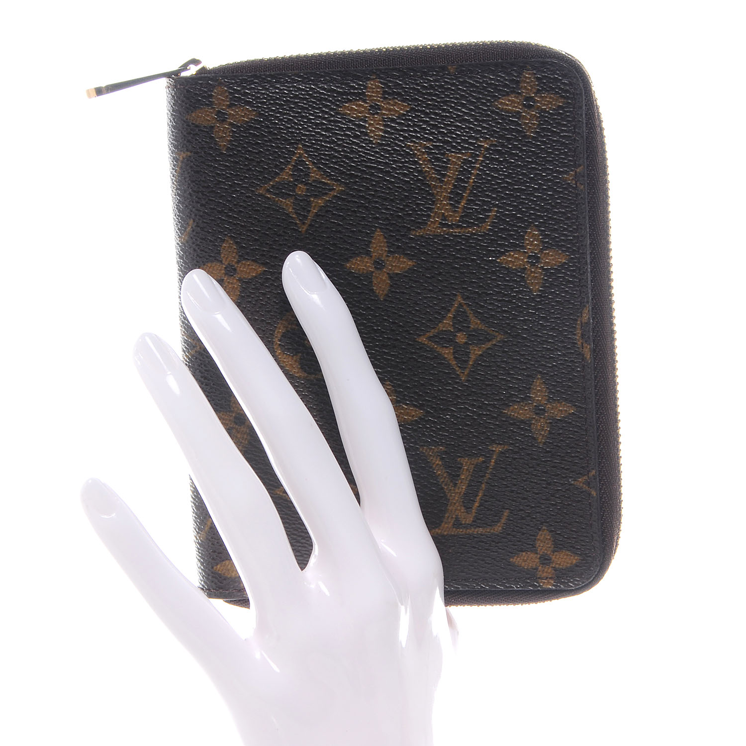 Louis Vuitton Monogram Zipped Passport Holder Wallet 63504 8215