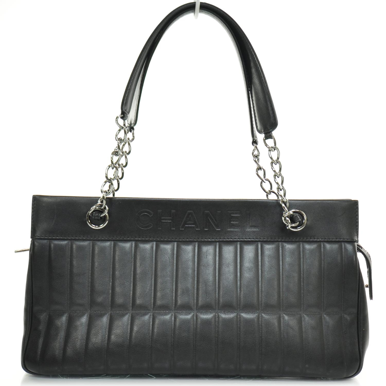 quilted shoulder bag black