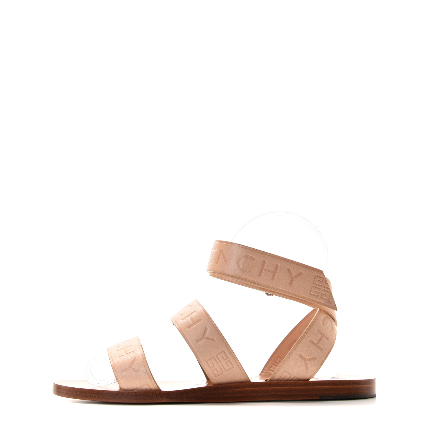 givenchy logo ankle strap sandal