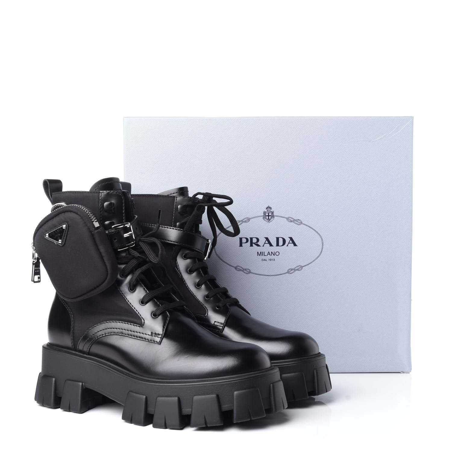 prada nylon boots