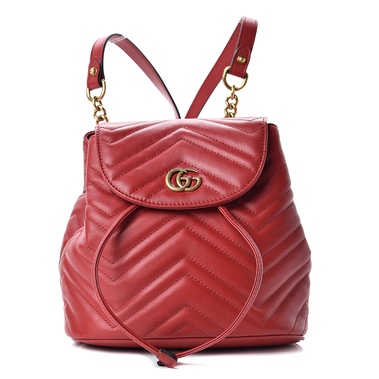 gucci marmont backpack red