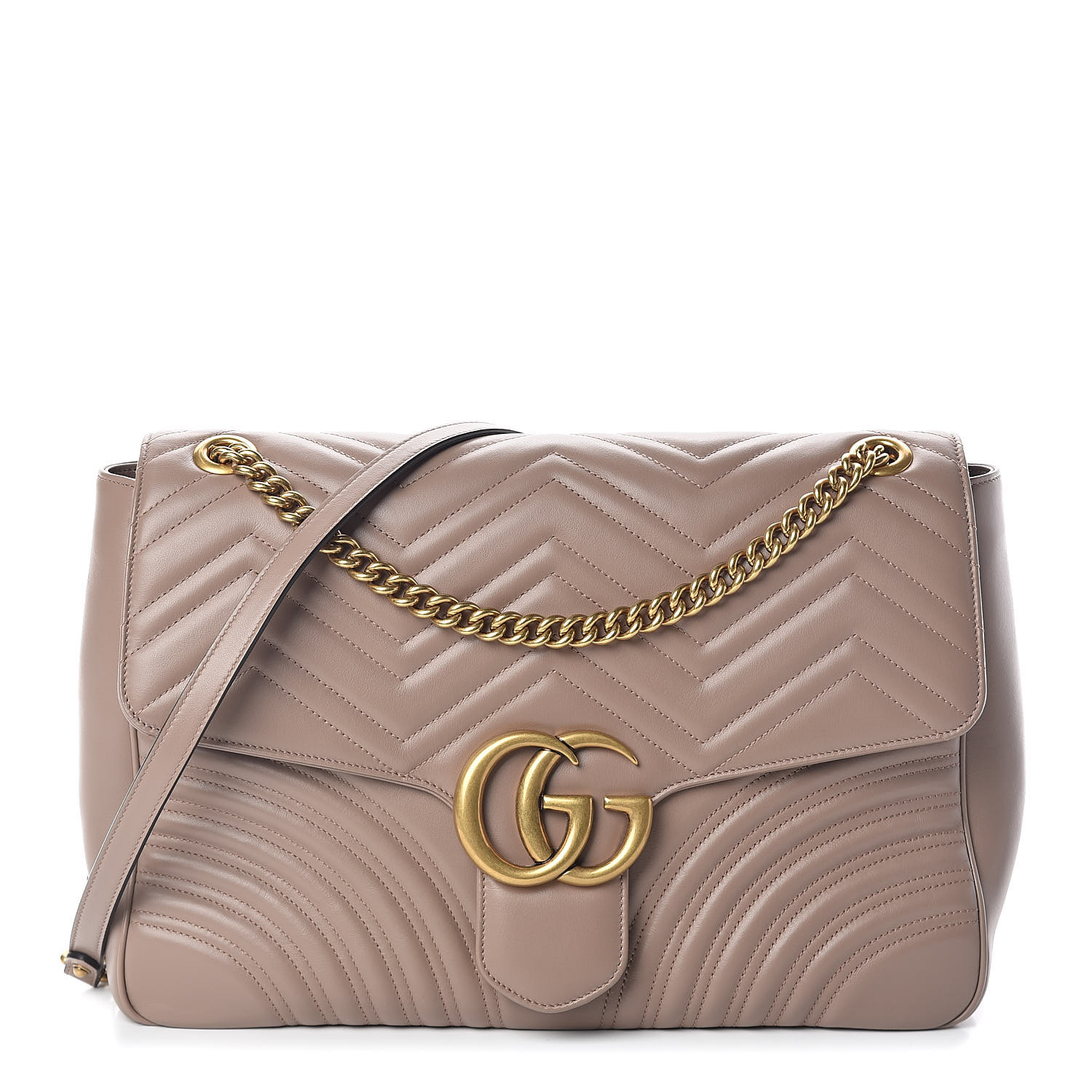 gg marmont large chevron quilted leather shoulder bag