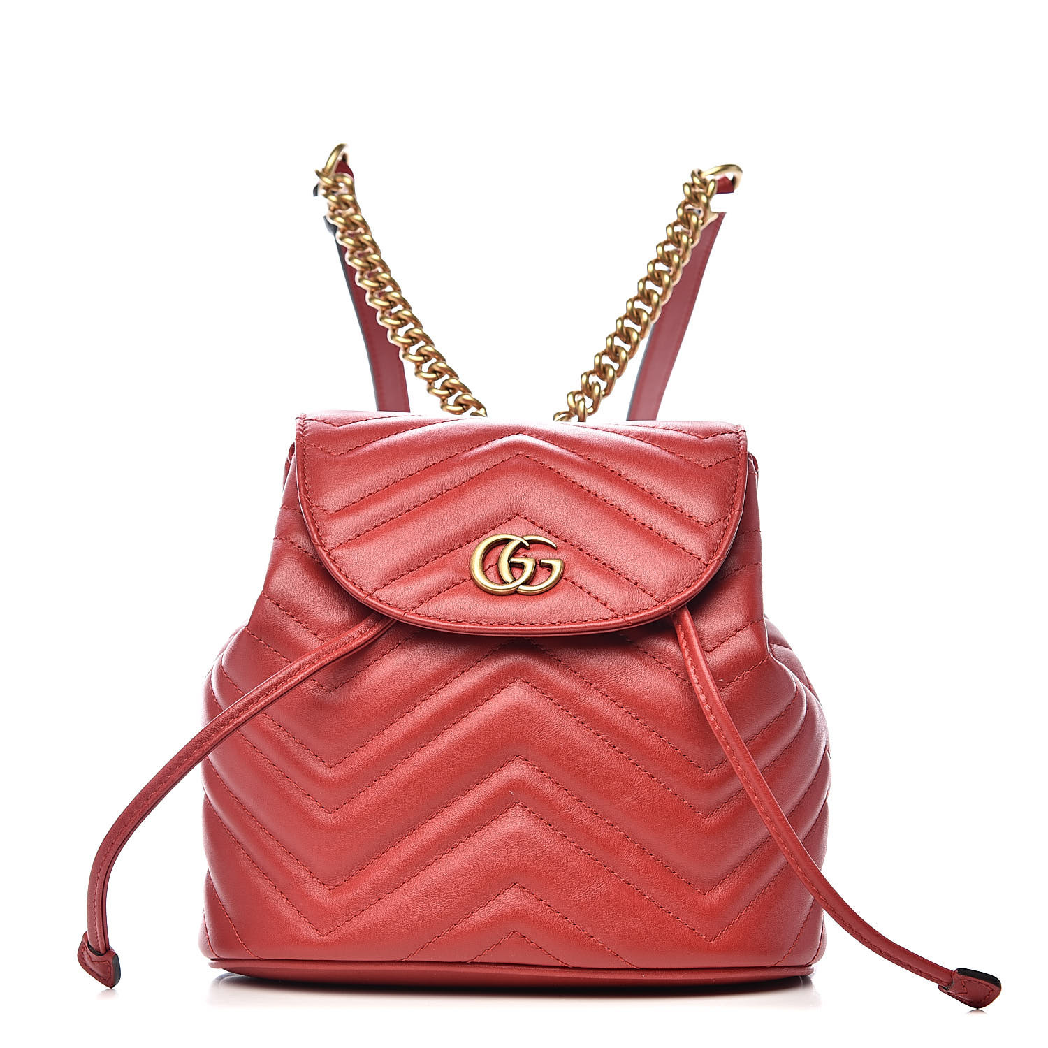 gucci marmont backpack red