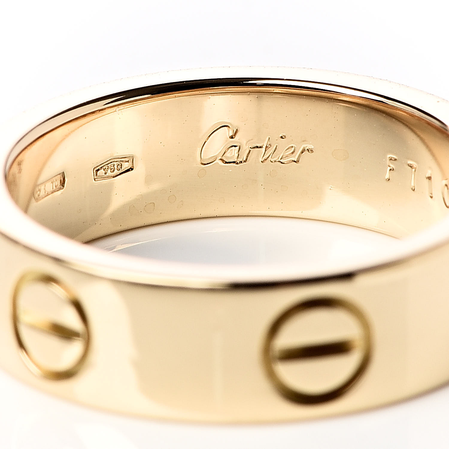 Cartier 18k Yellow Gold 55mm Love Ring 51 575 501623