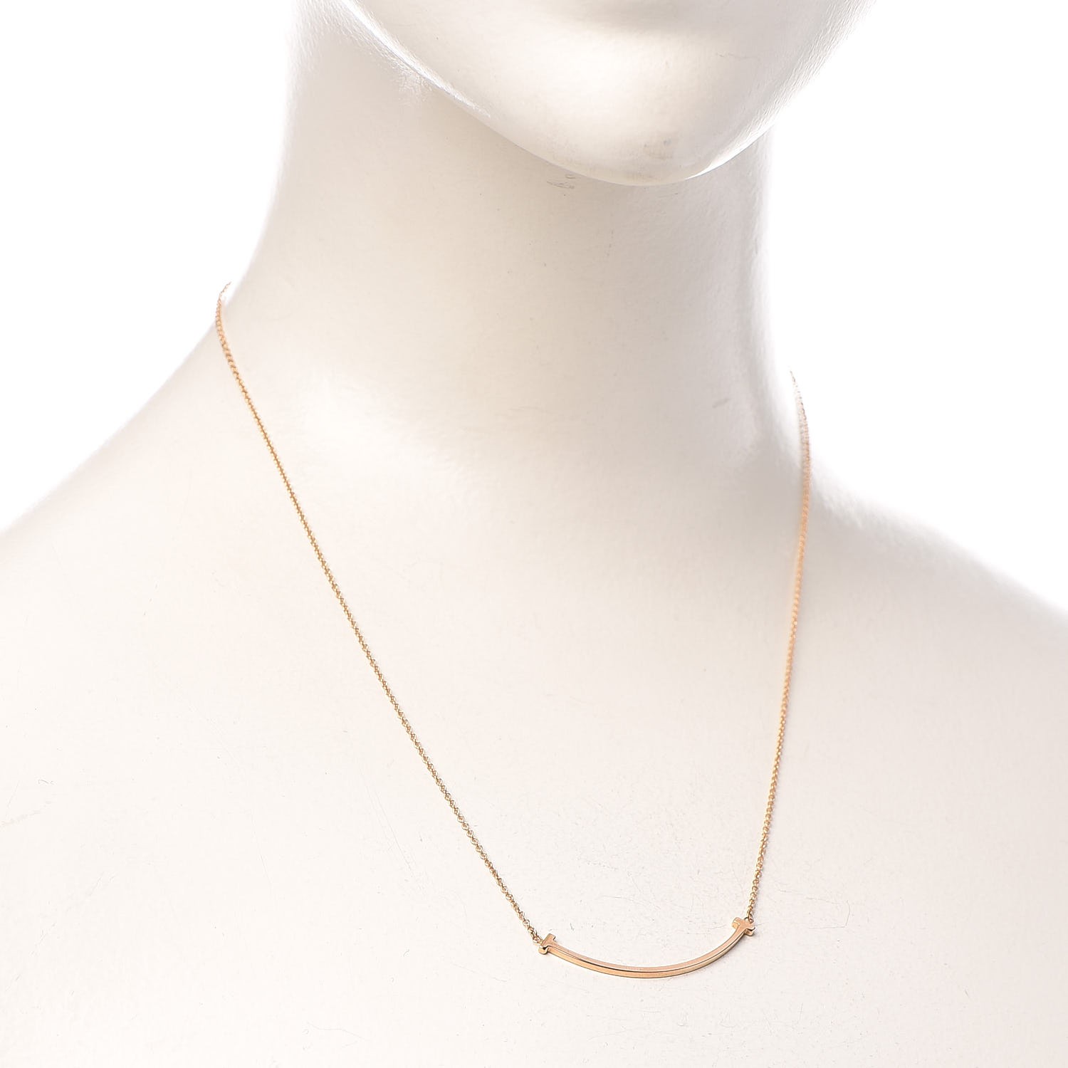 gold smile necklace