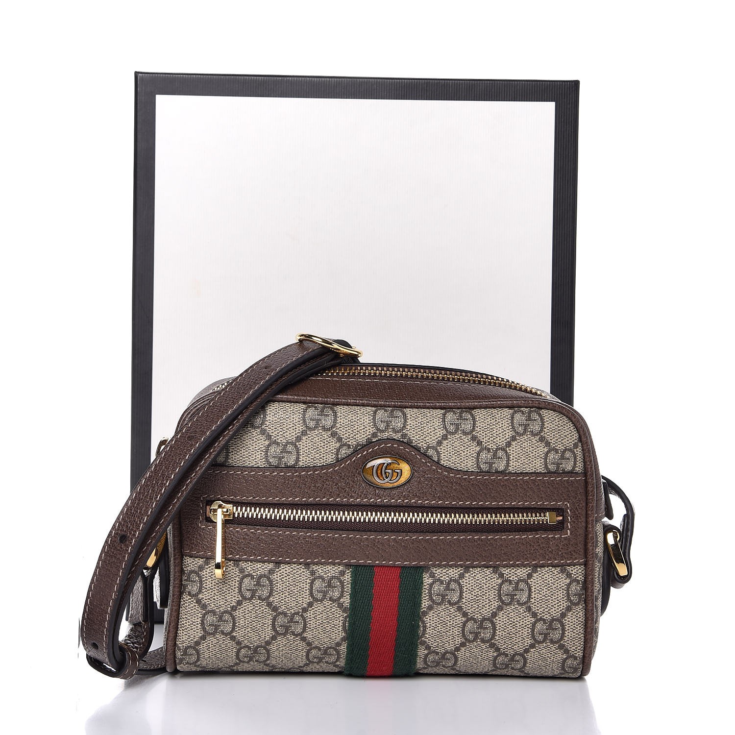 gucci ophidia gg supreme mini shoulder bag