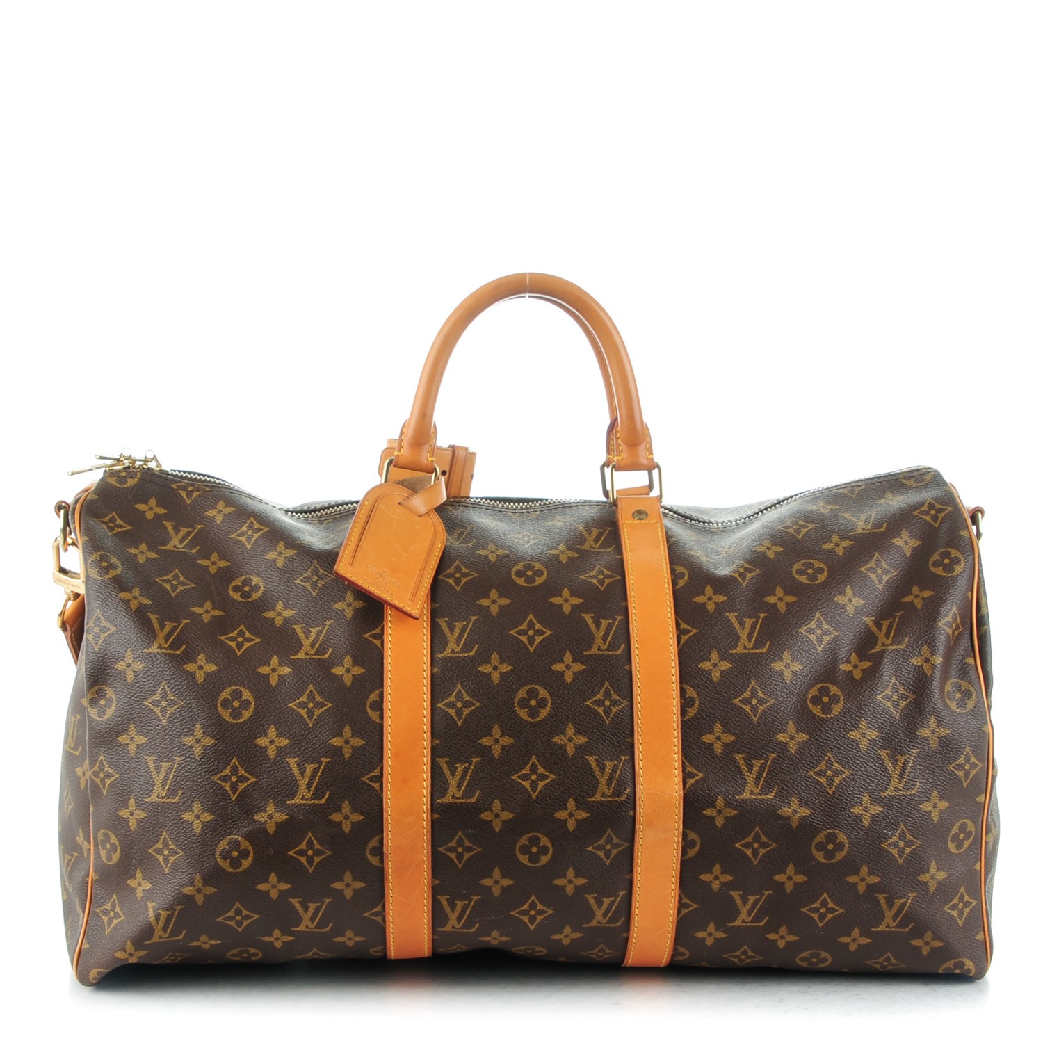 louis vuitton keepall 50 bandoulière black autres toiles monogram