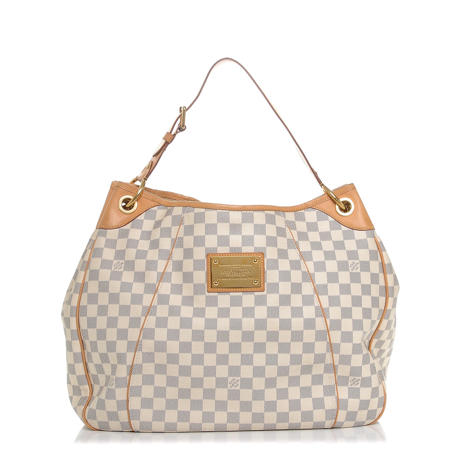 Replica Louis Vuitton N55216 Galliera GM Hobo Bag Damier Azur Canvas For  Sale