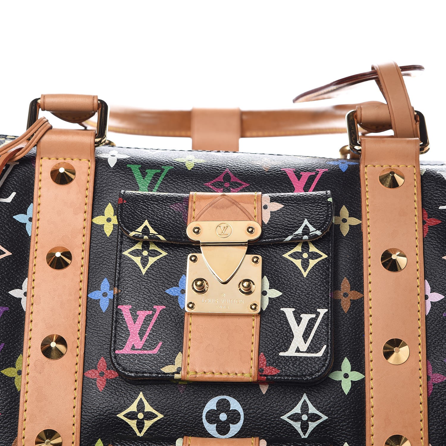 Louis Vuitton Monogram Multicolore Keepall 45 - Black Luggage and