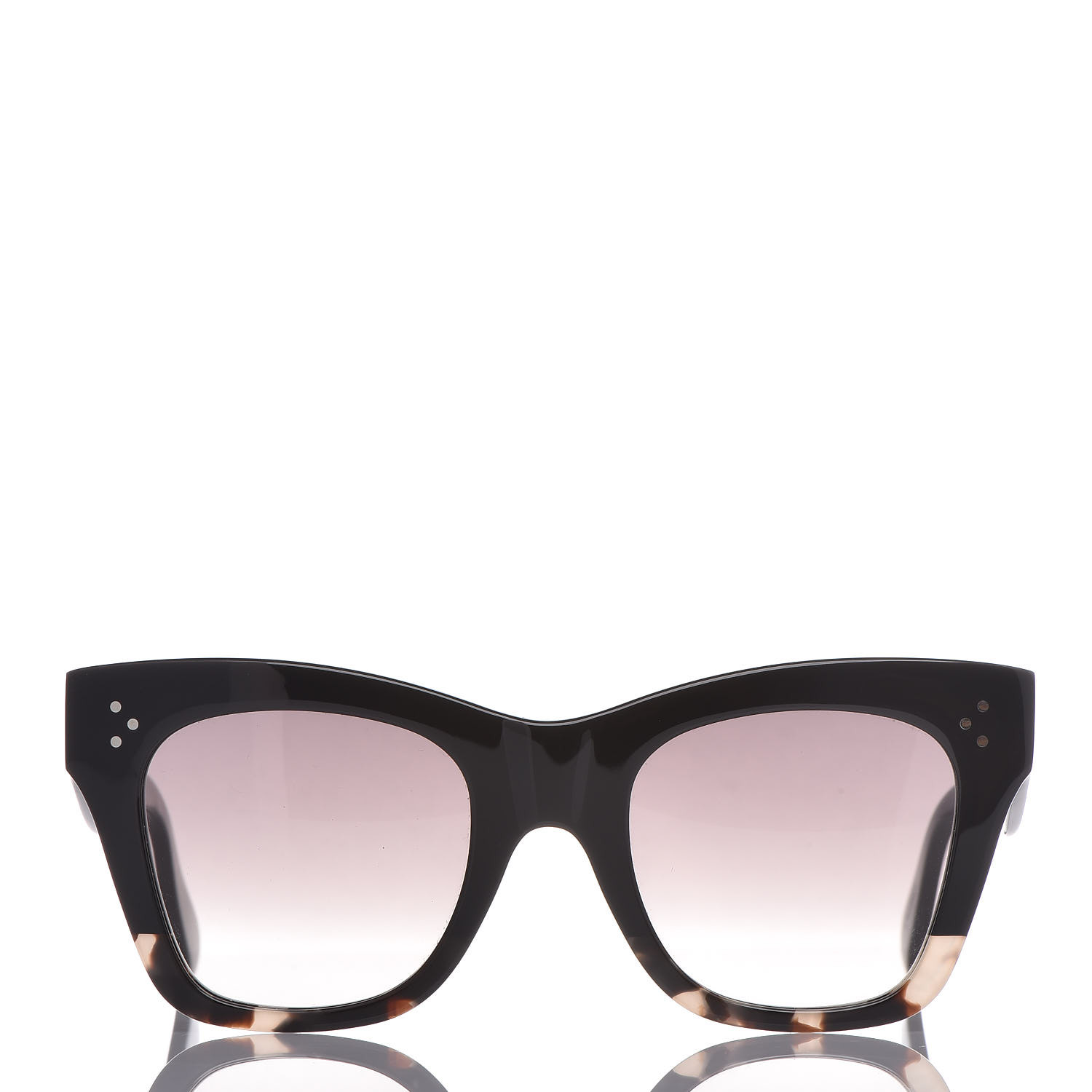 Celine Acetate Cat Eye Sunglasses Cl40004i Havana Black 368999 Fashionphile 0483