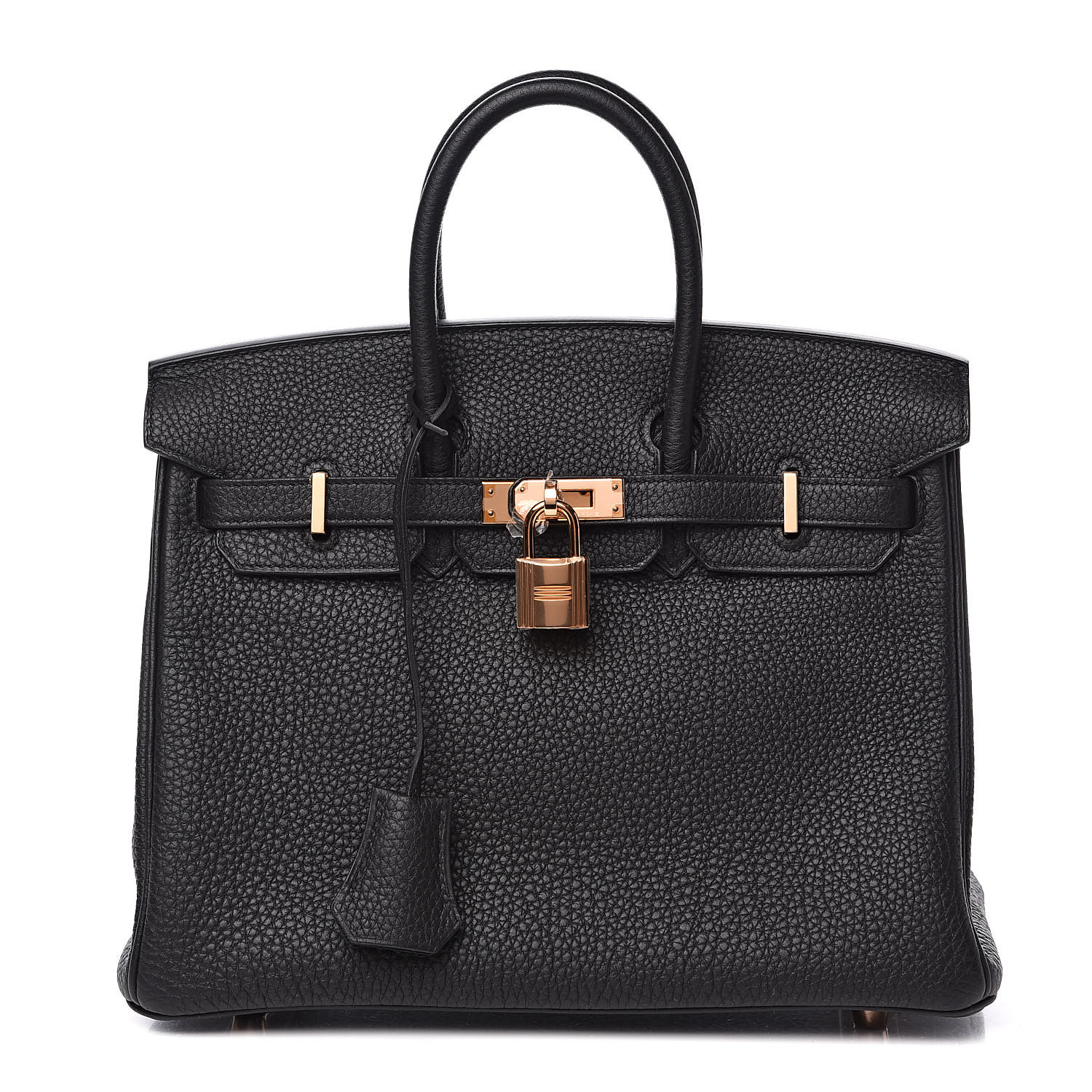 HERMES Togo Birkin 25 Black 518165