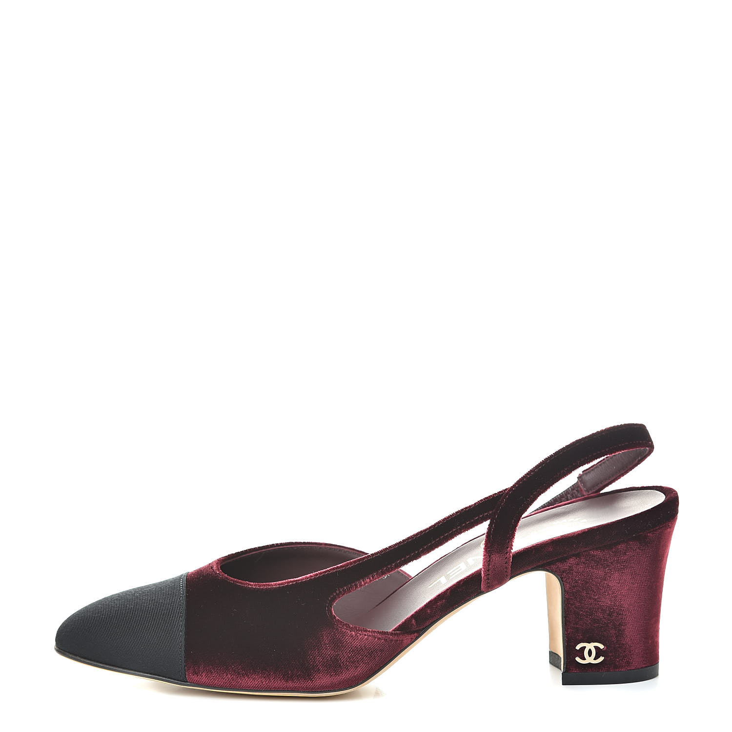 burgundy slingback pumps