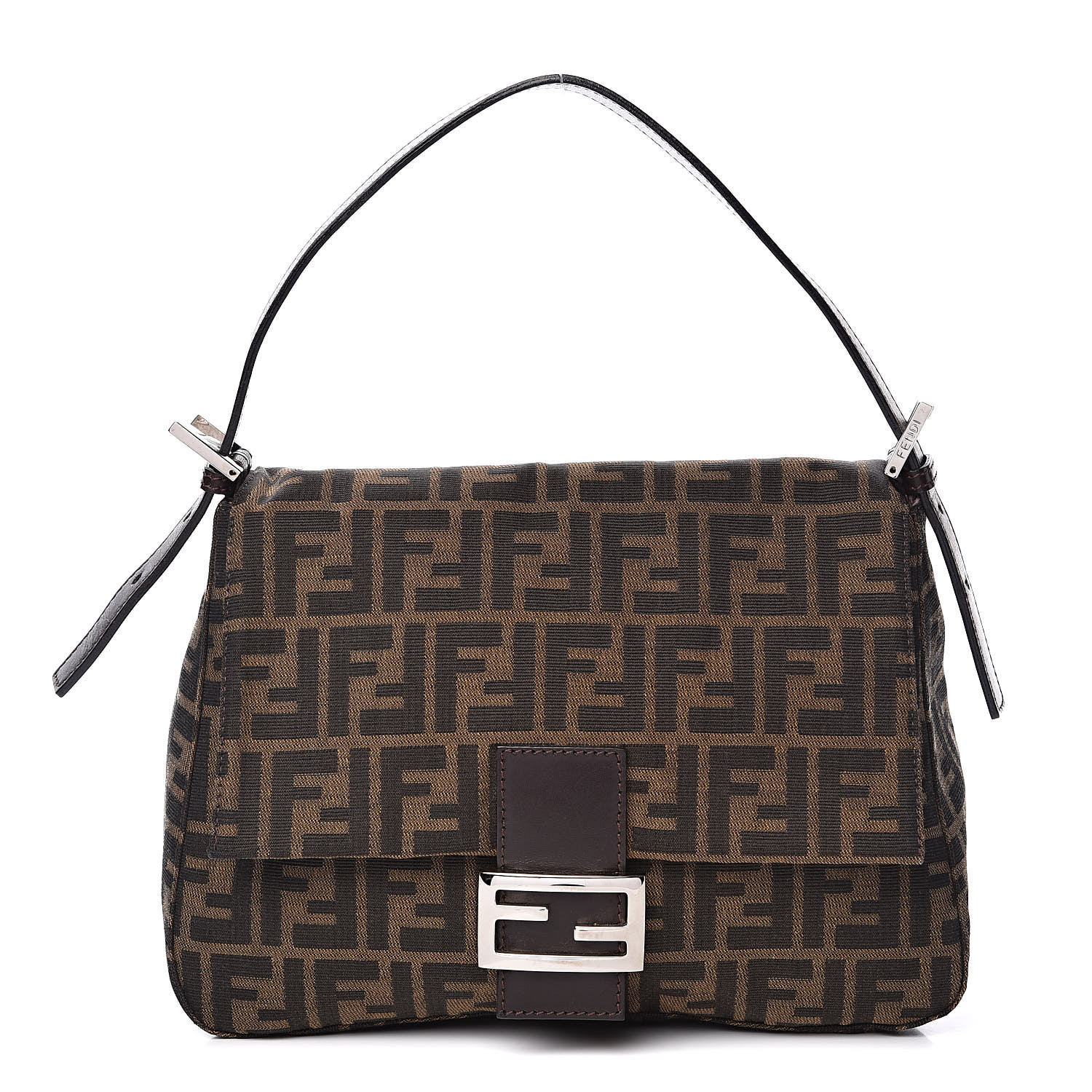 FENDI Zucca Mama Baguette Tobacco 516091