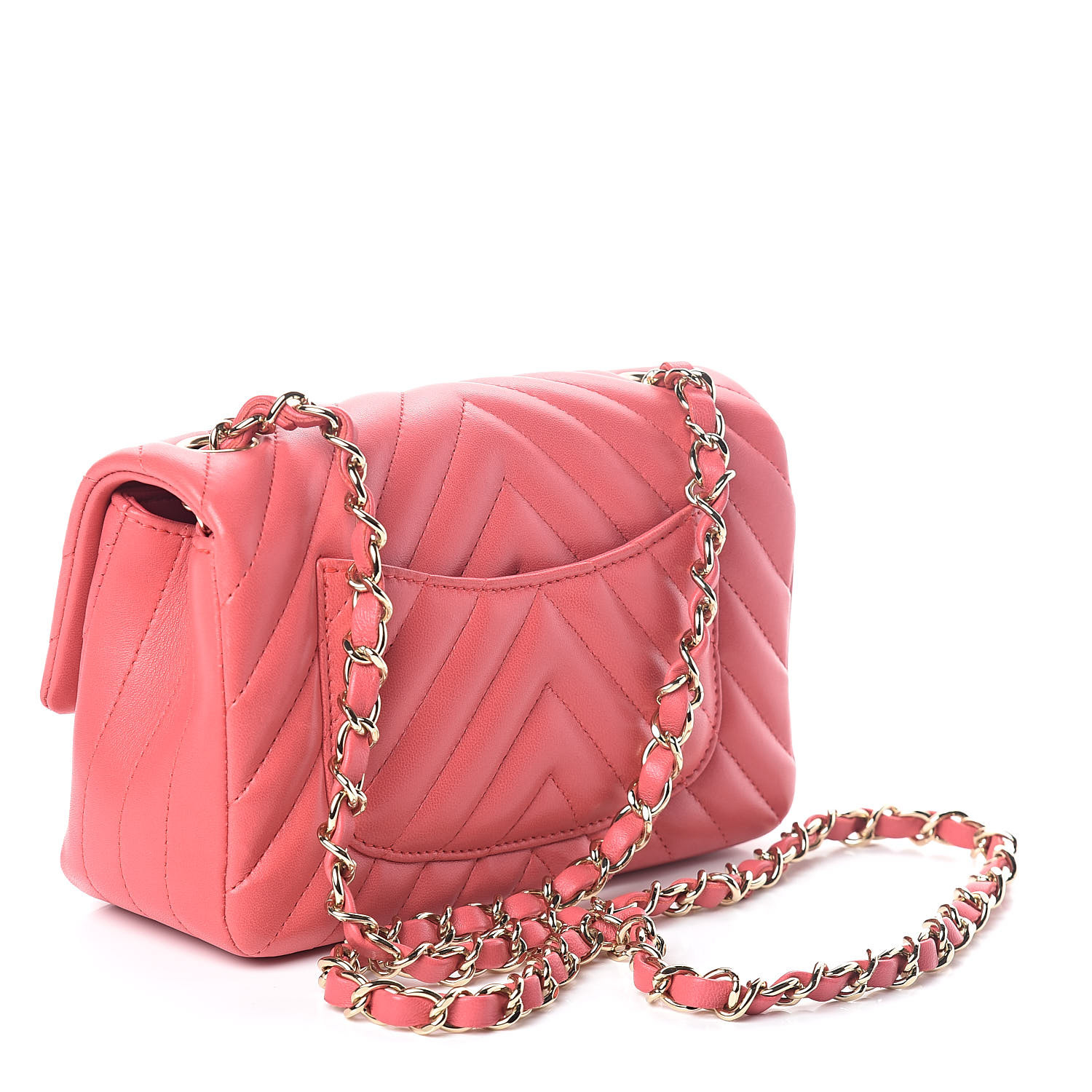 pink chevron chanel