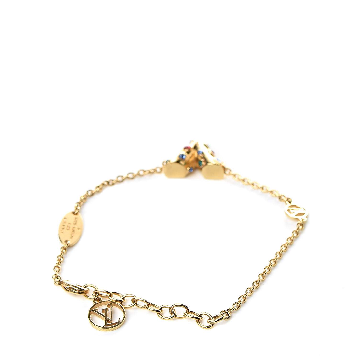 Louis Vuitton Blooming Supple Gold Plated Bracelet