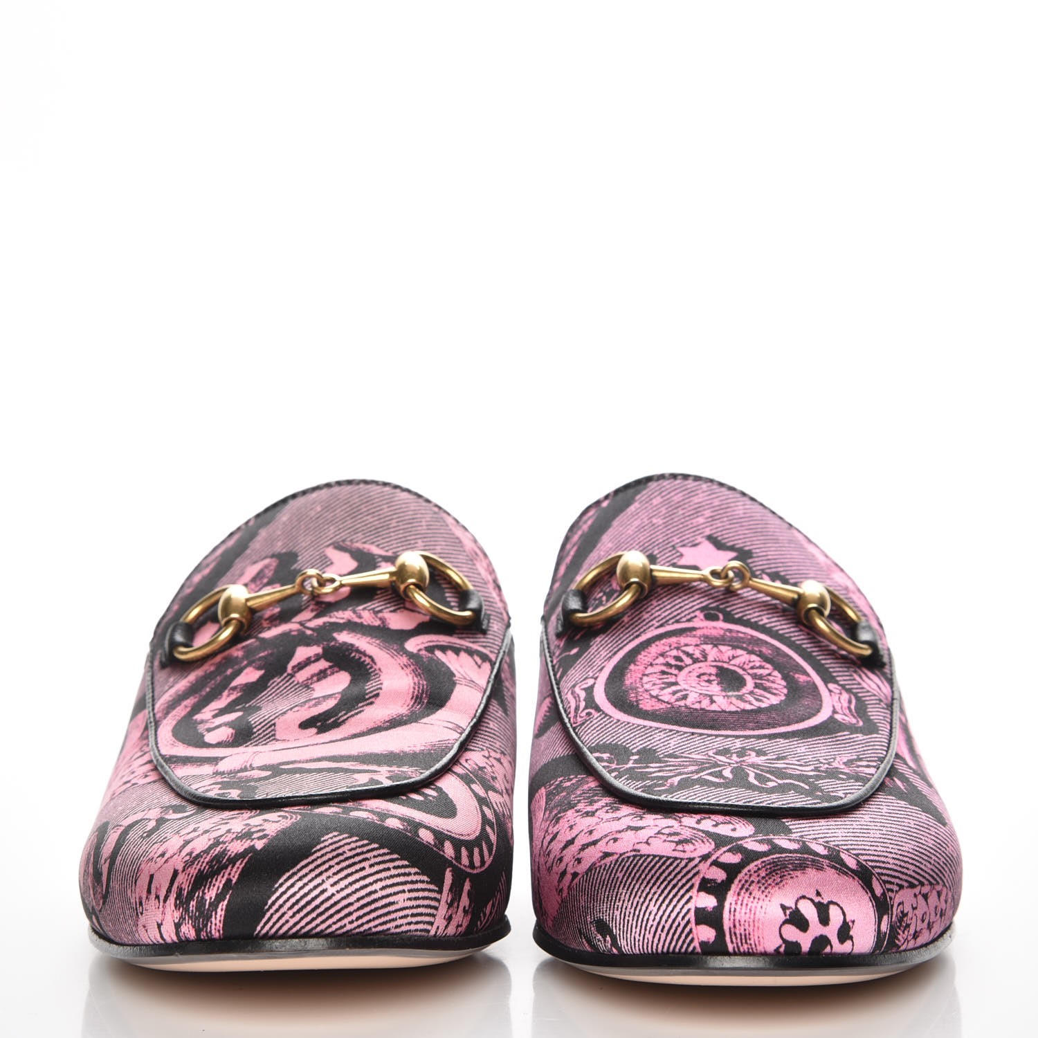 gucci silk slipper