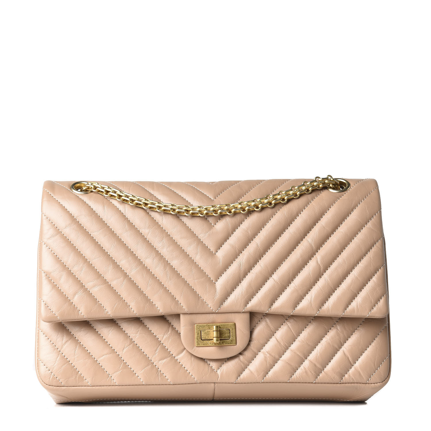 Chanel beige online 2.55