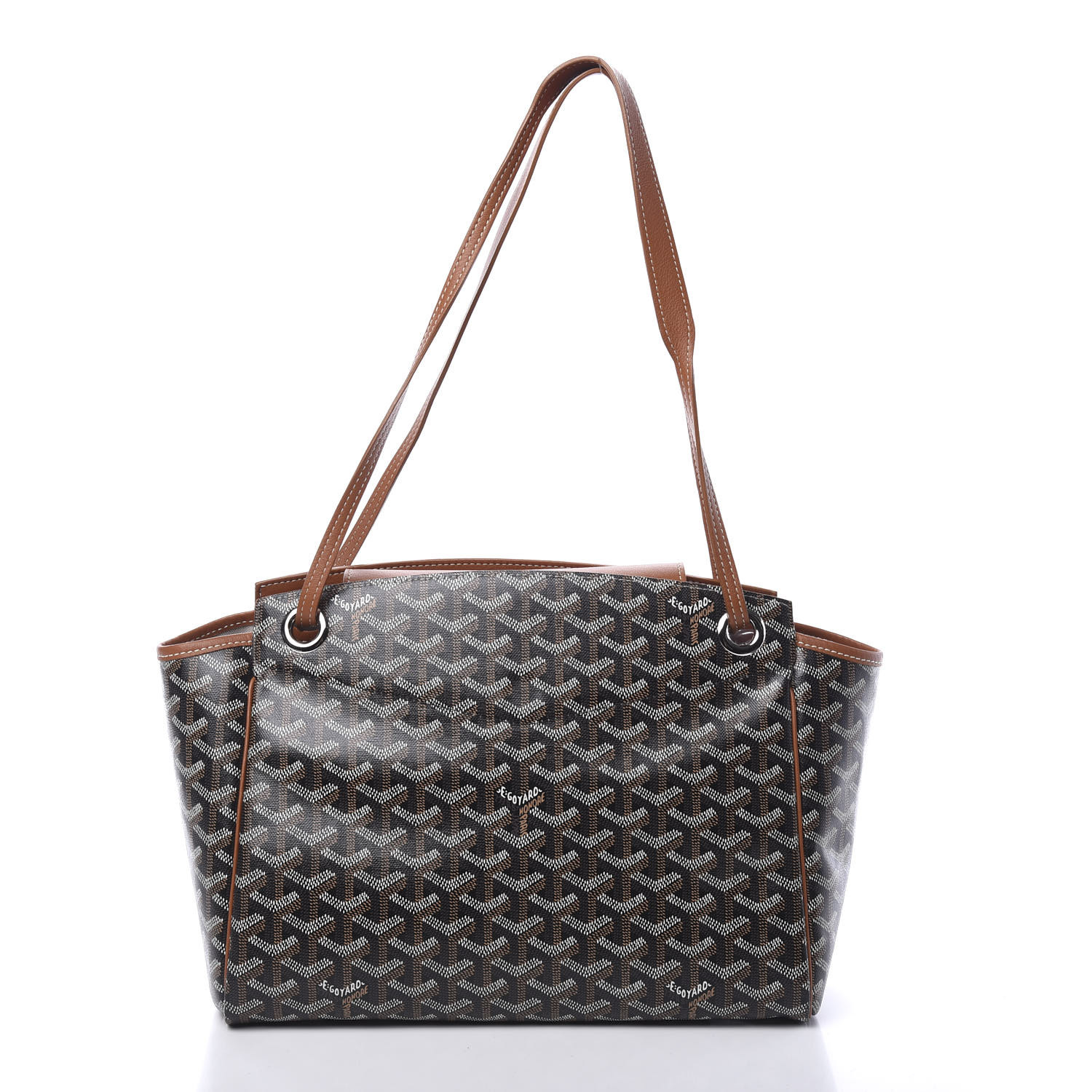 GOYARD Goyardine Rouette PM Black Gold 594210 | FASHIONPHILE