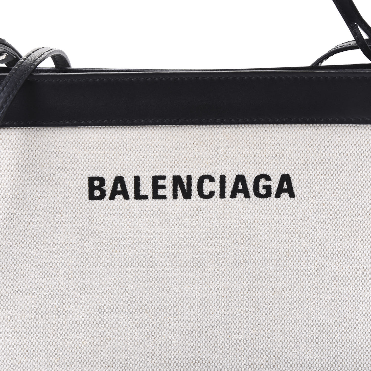 BALENCIAGA Cotton Canvas Pochette Crossbody Bag Black 594375 | FASHIONPHILE