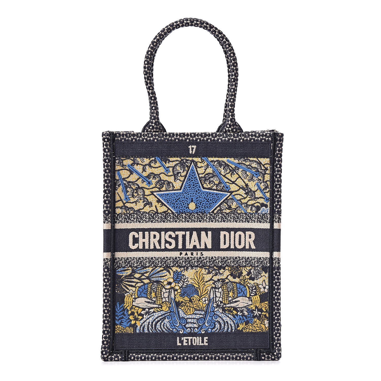 christian dior book tote bag