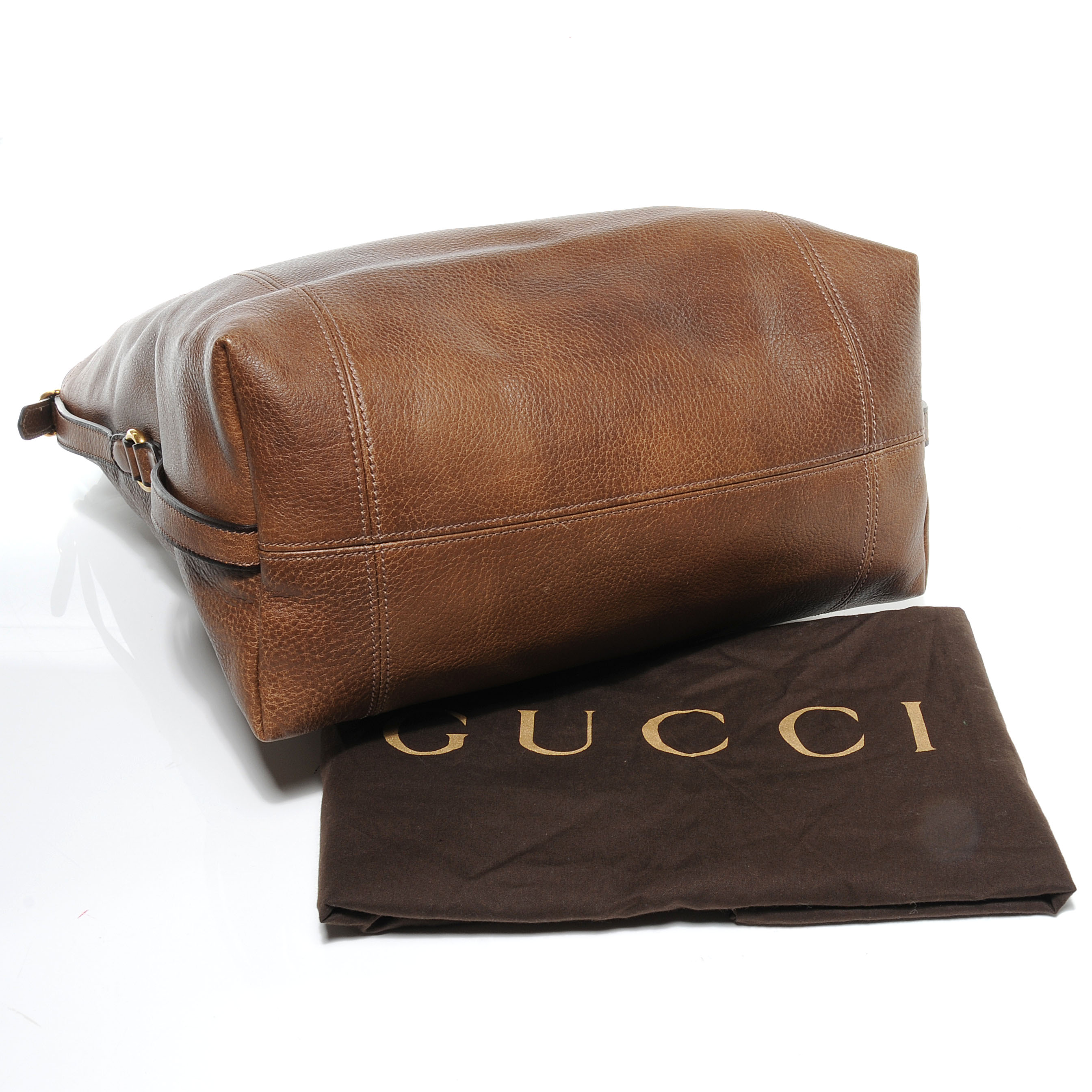 gucci harness leather hobo bag