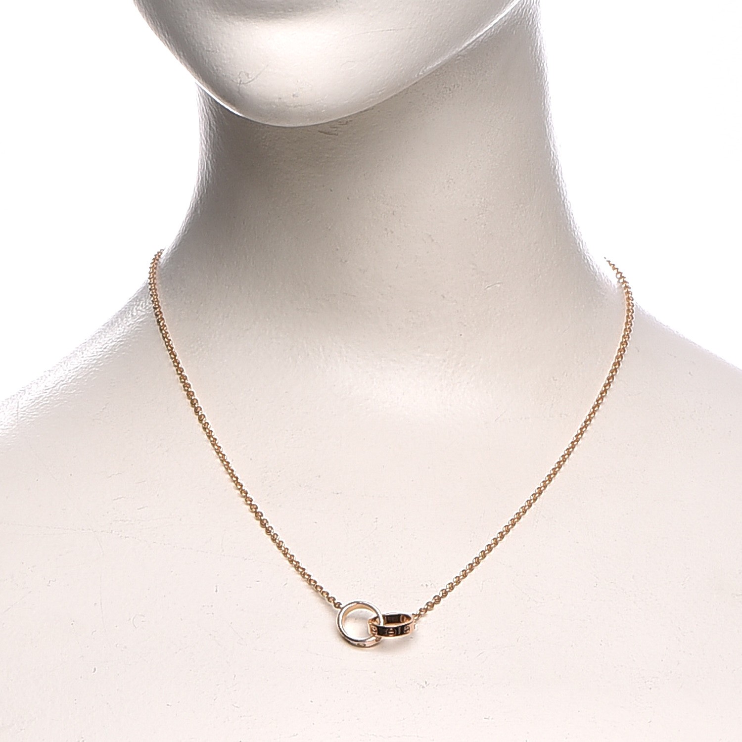 Cartier interlocking shop love necklace