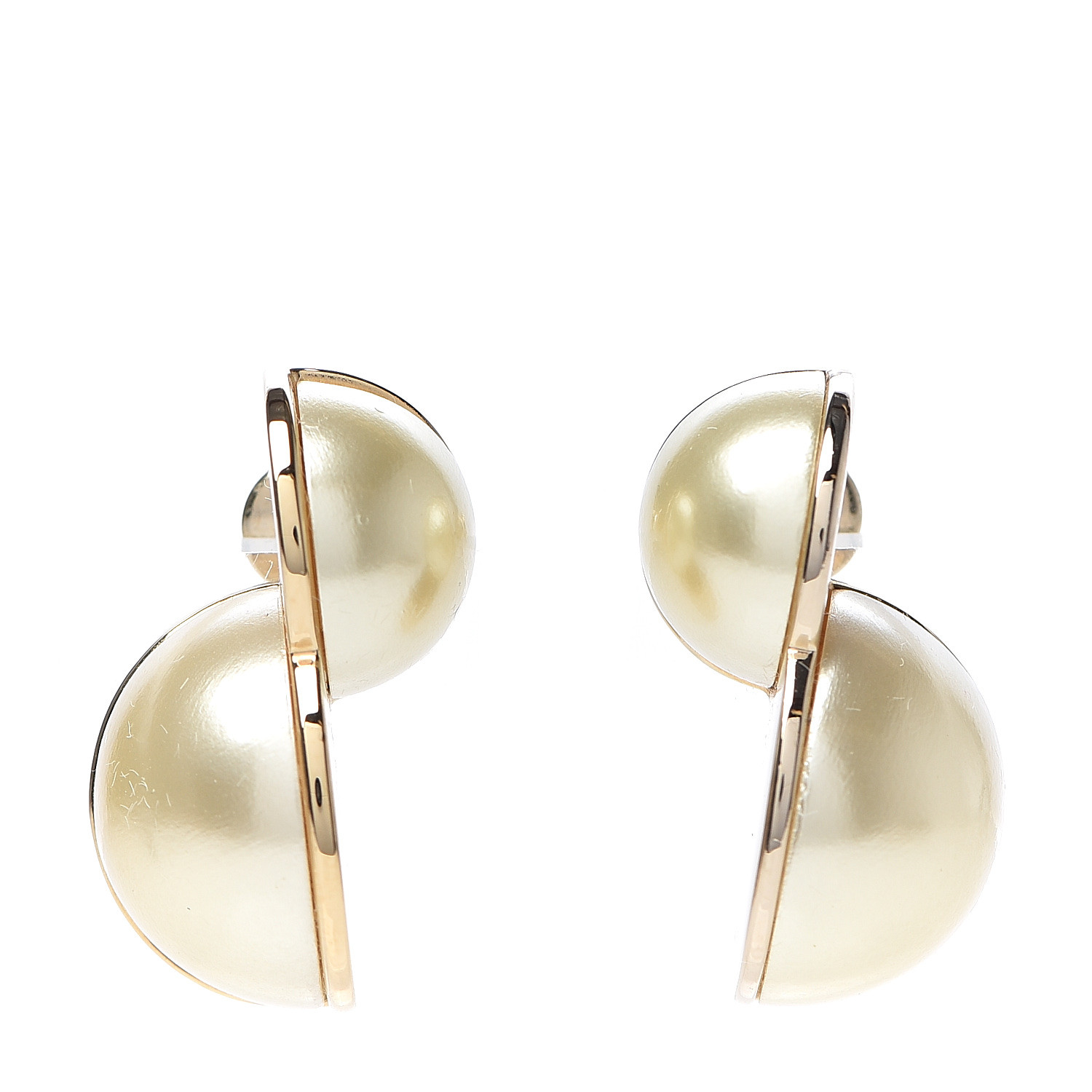 dior pearl tribal earrings