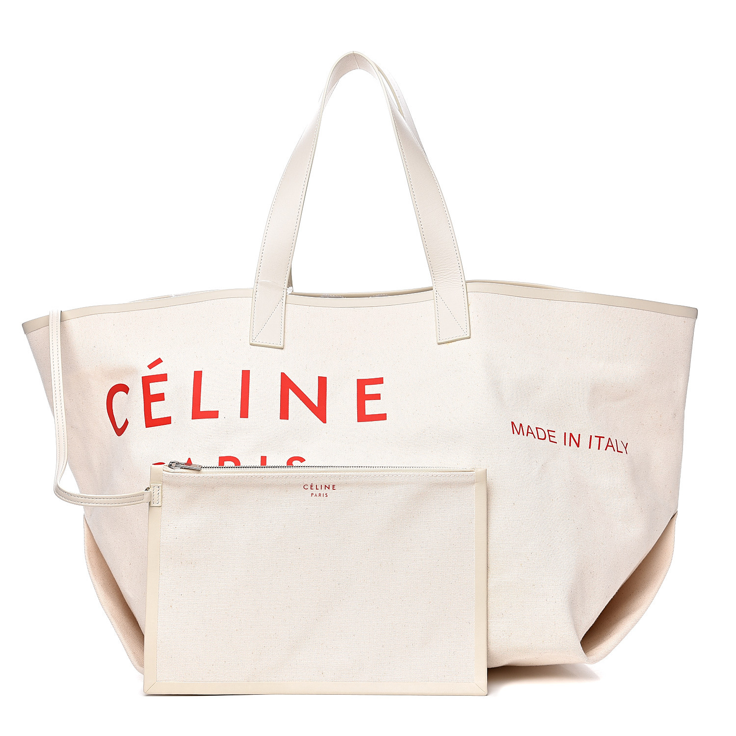 celine fabric tote bag