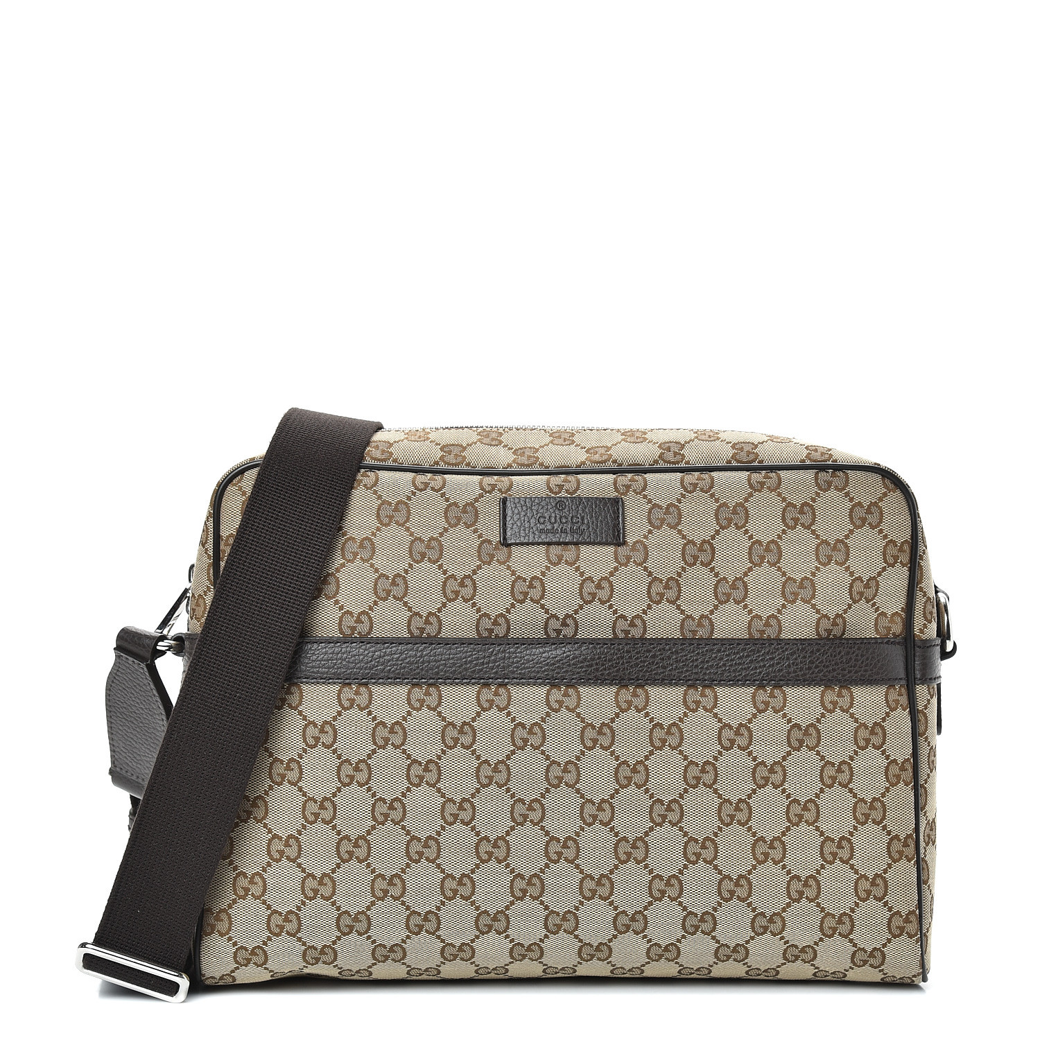 beige gucci messenger bag