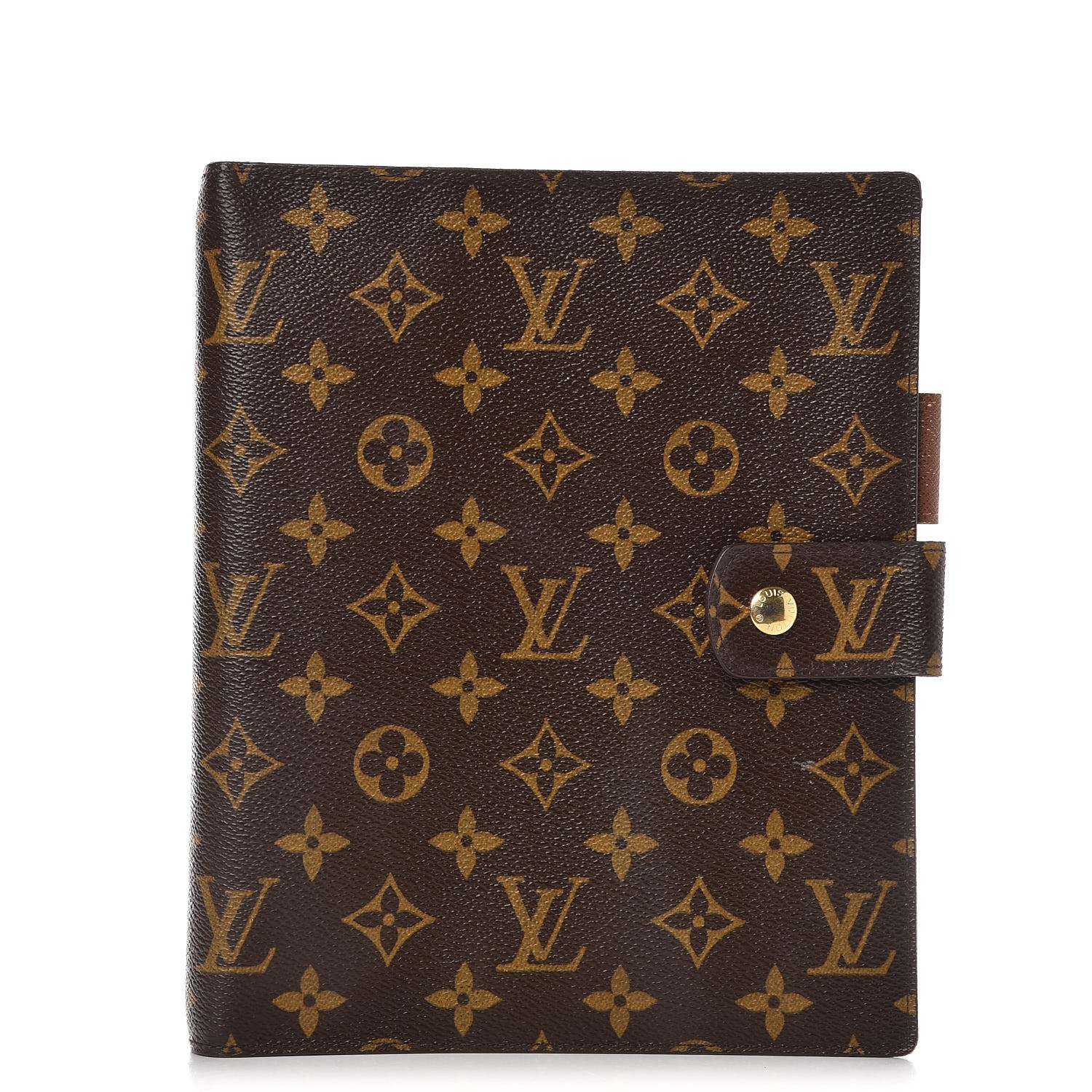 LOUIS VUITTON Monogram Large Ring Agenda Cover 296739