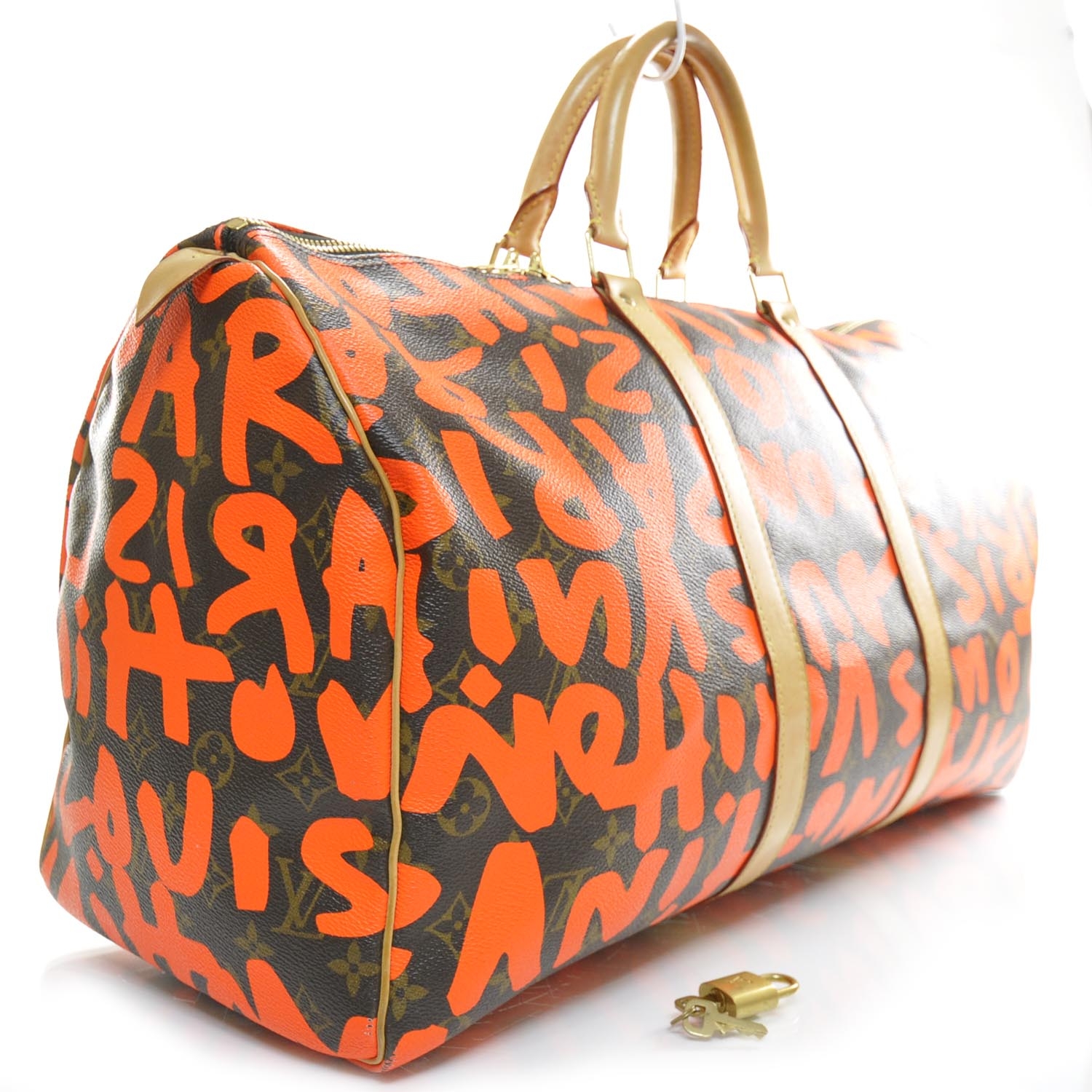 louis vuitton graffiti duffle bag