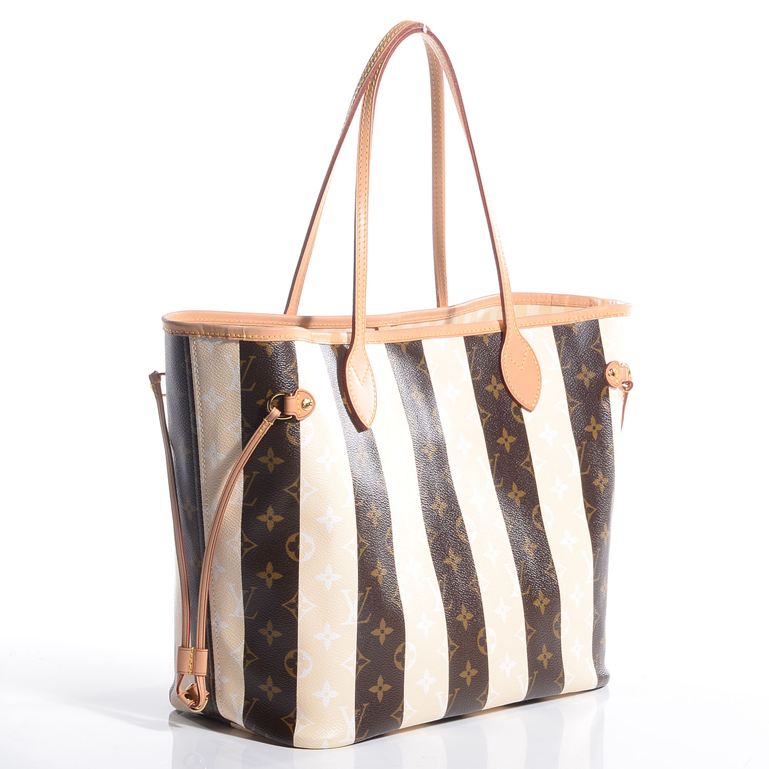 louis vuitton monogram rayures neverfull mm