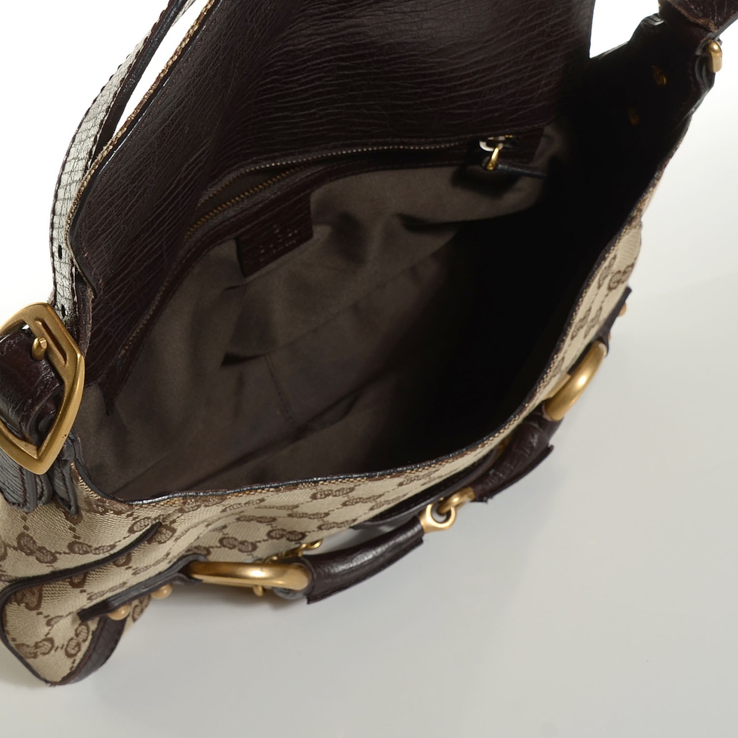 gucci horsebit chain shoulder bag