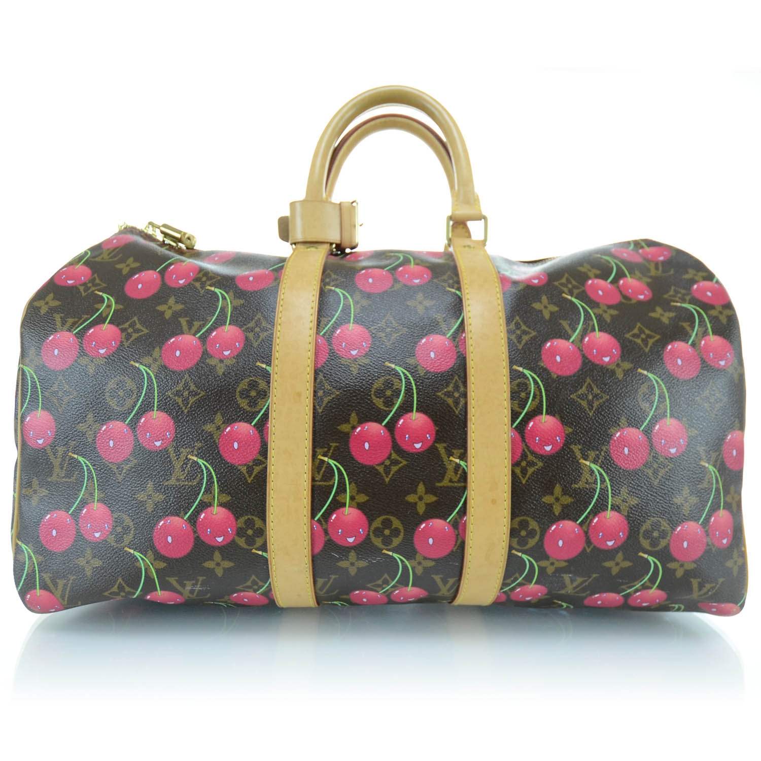 LOUIS VUITTON Monogram Cerises Keepall 45 28788