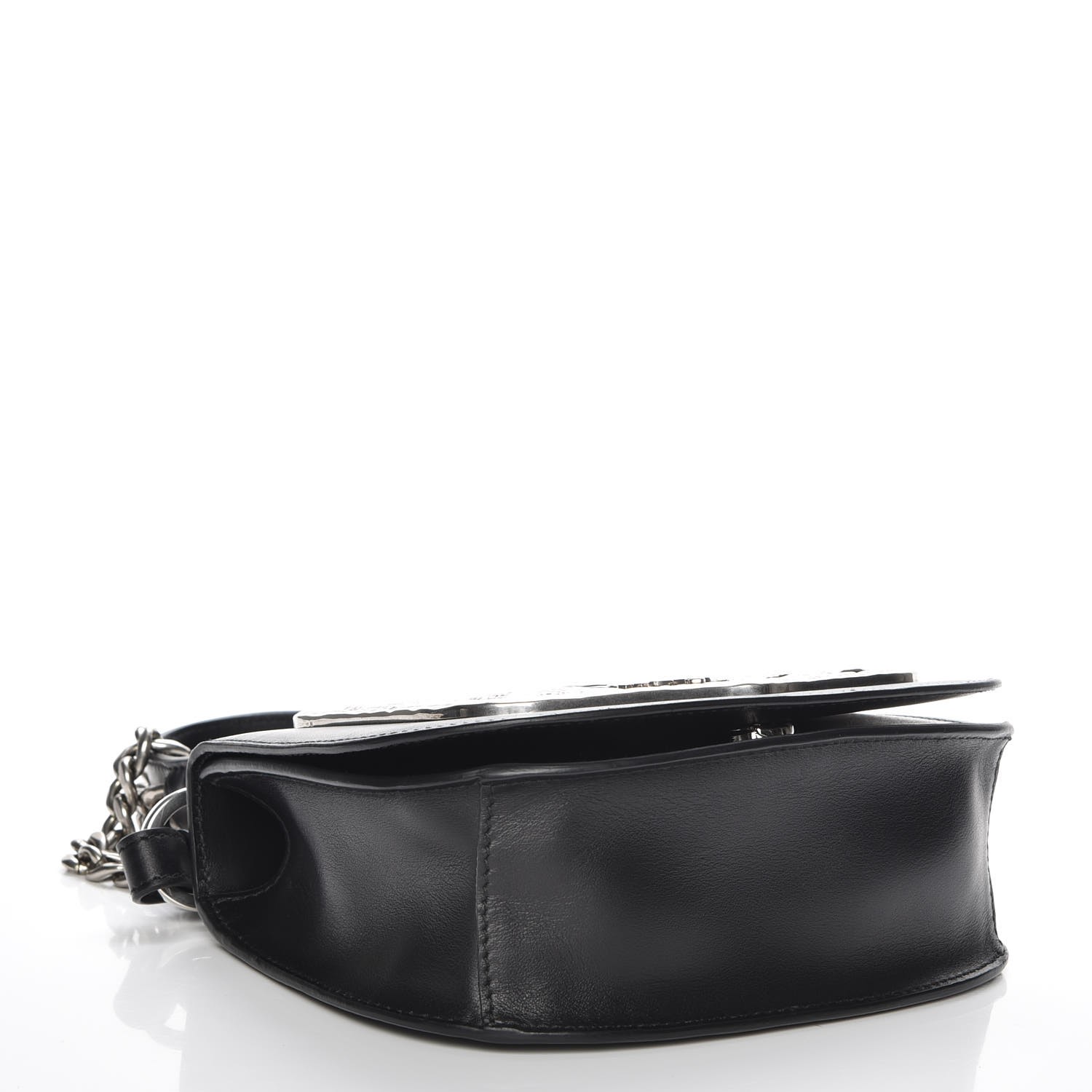 PRADA Calfskin Antic Soft Crossbody Bag Nero Black 228579