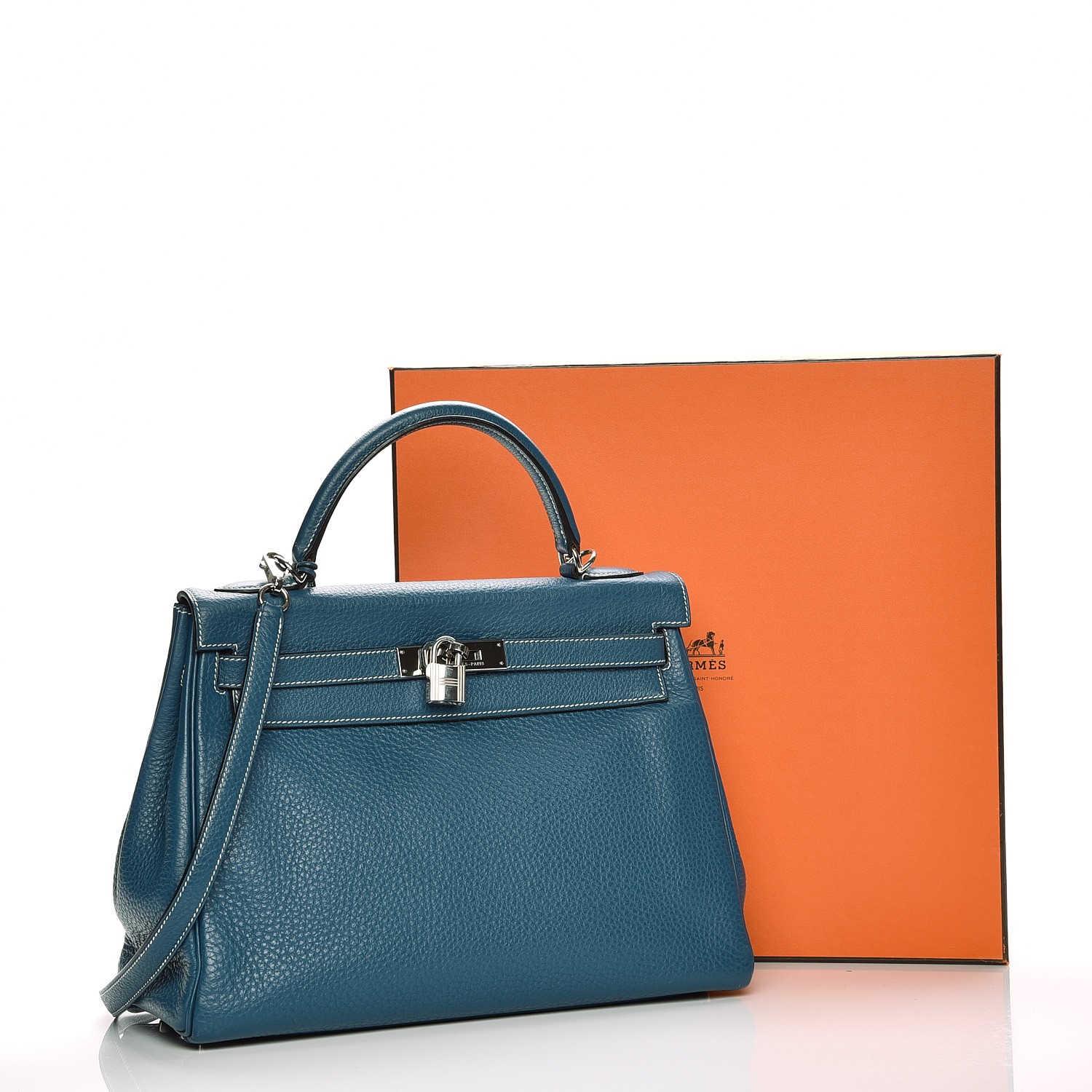 hermes kelly blue jean