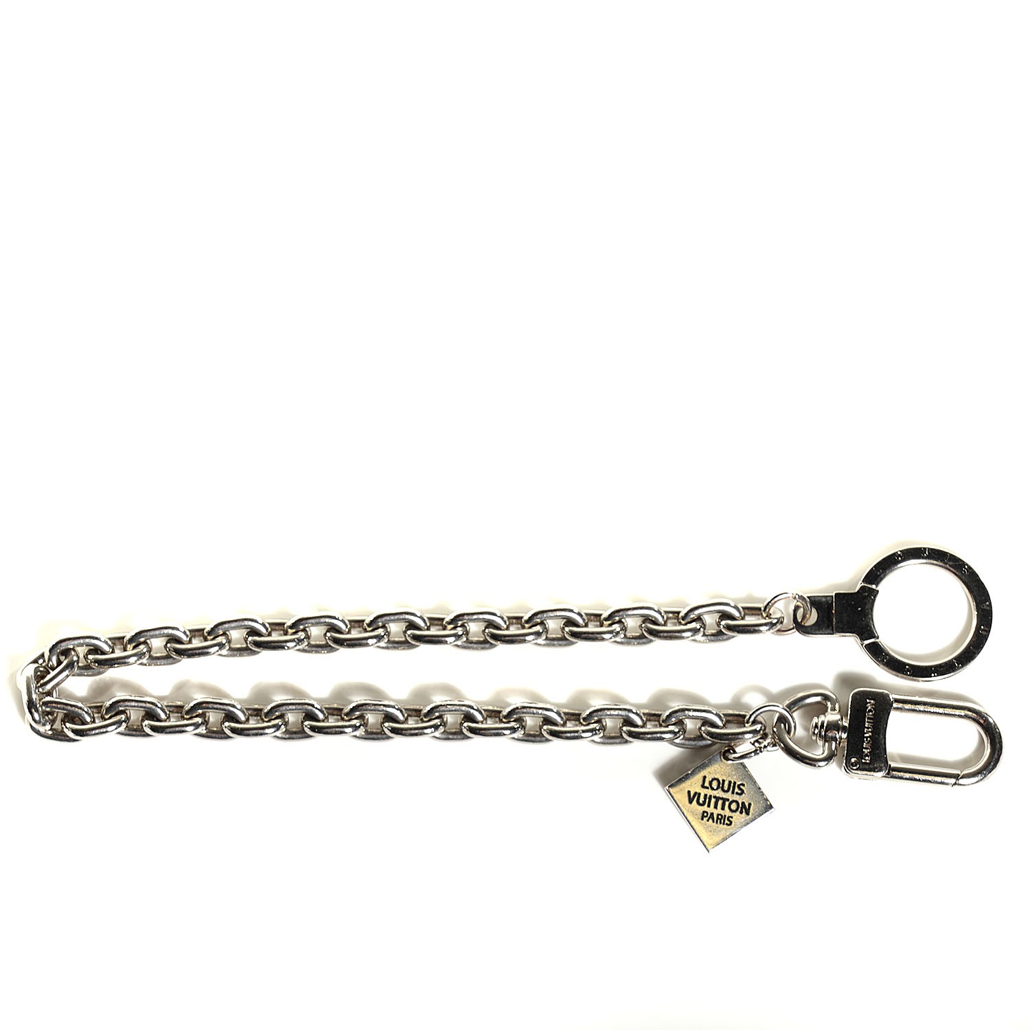 LOUIS VUITTON Mens XL Key Chain Silver 107061