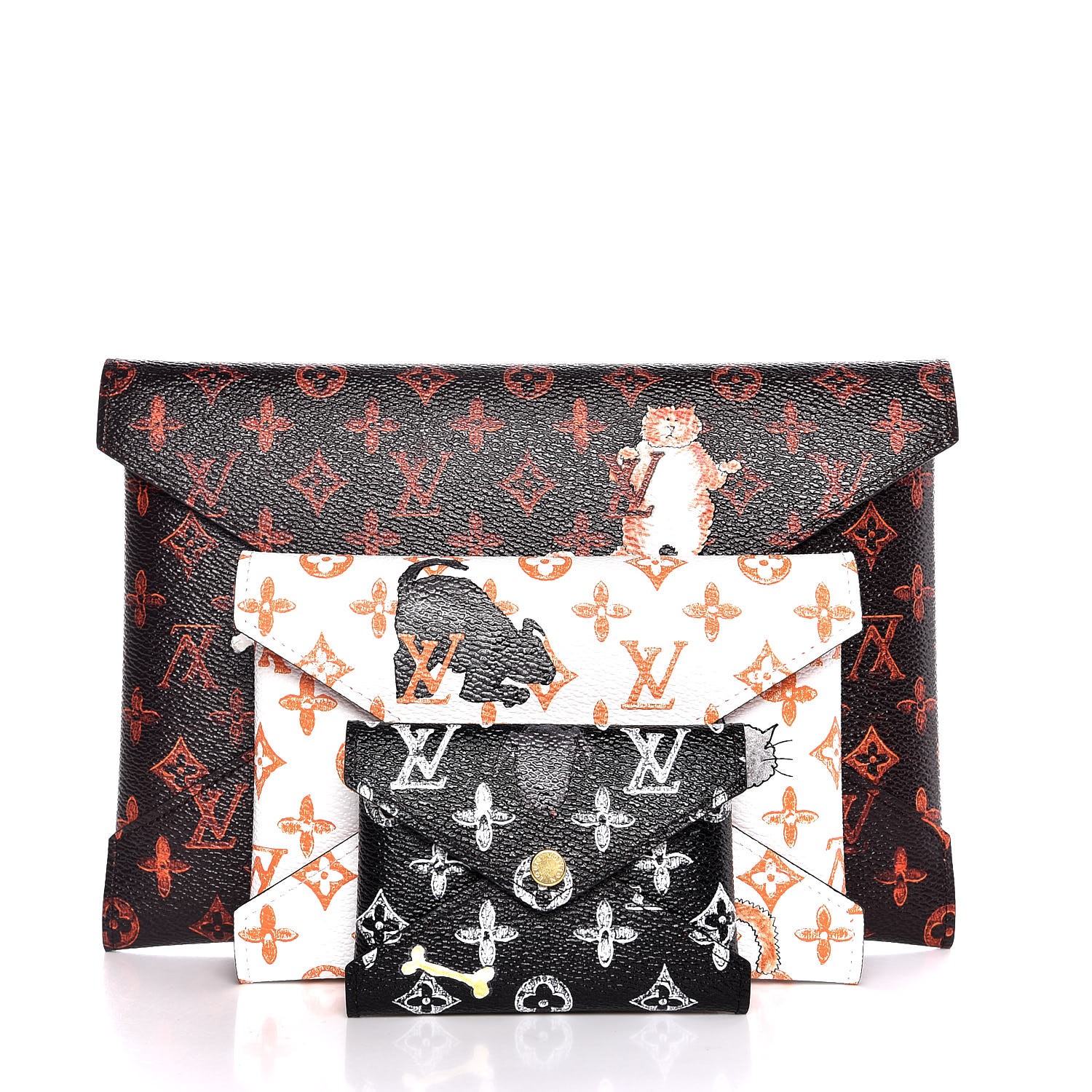 Louis Vuitton Monogram Clutch Bag Pochette Kirigami Pouch M62034 Lv Auth  44523A - 3 Pieces