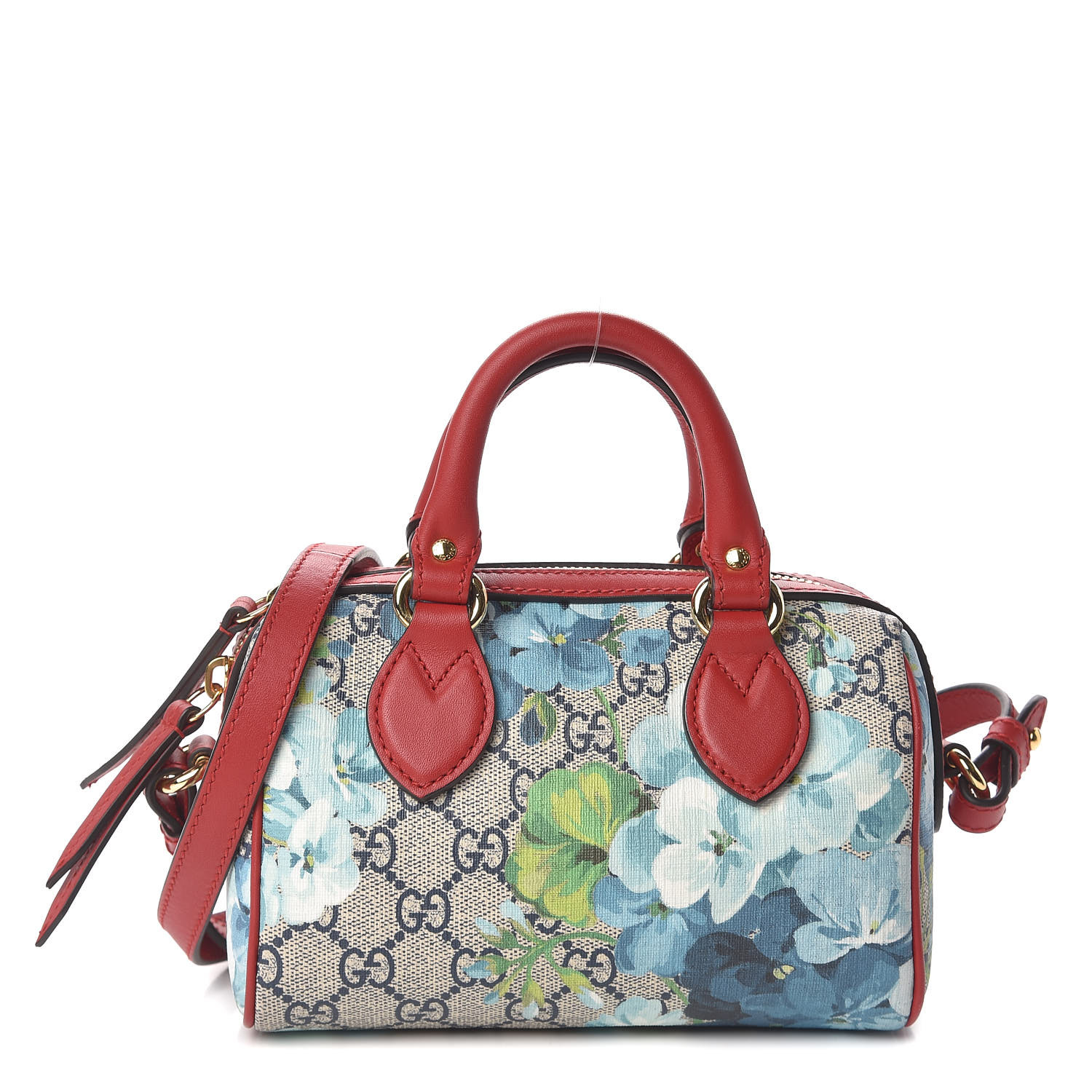 gucci supreme boston bag hibiscus