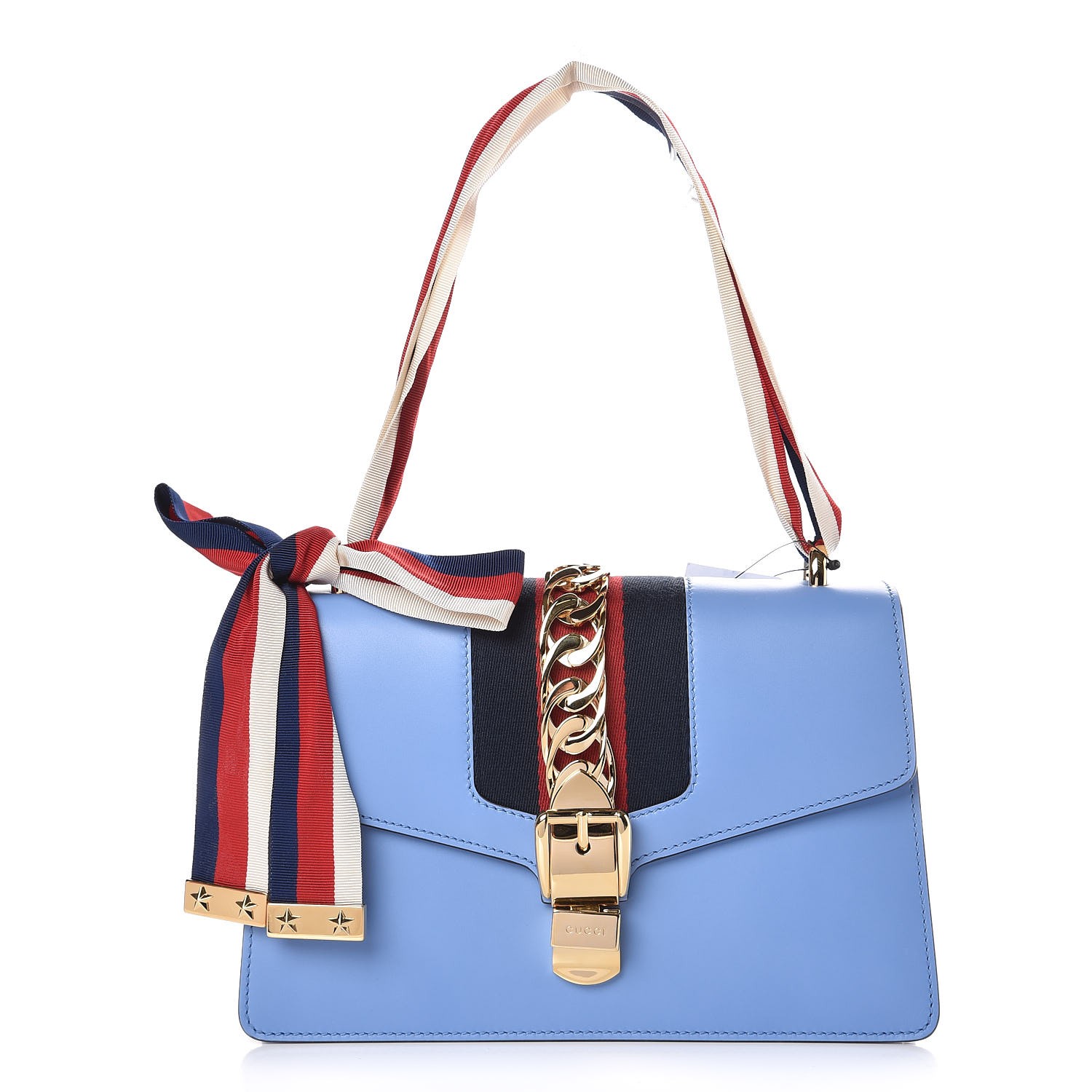 gucci blue sylvie bag