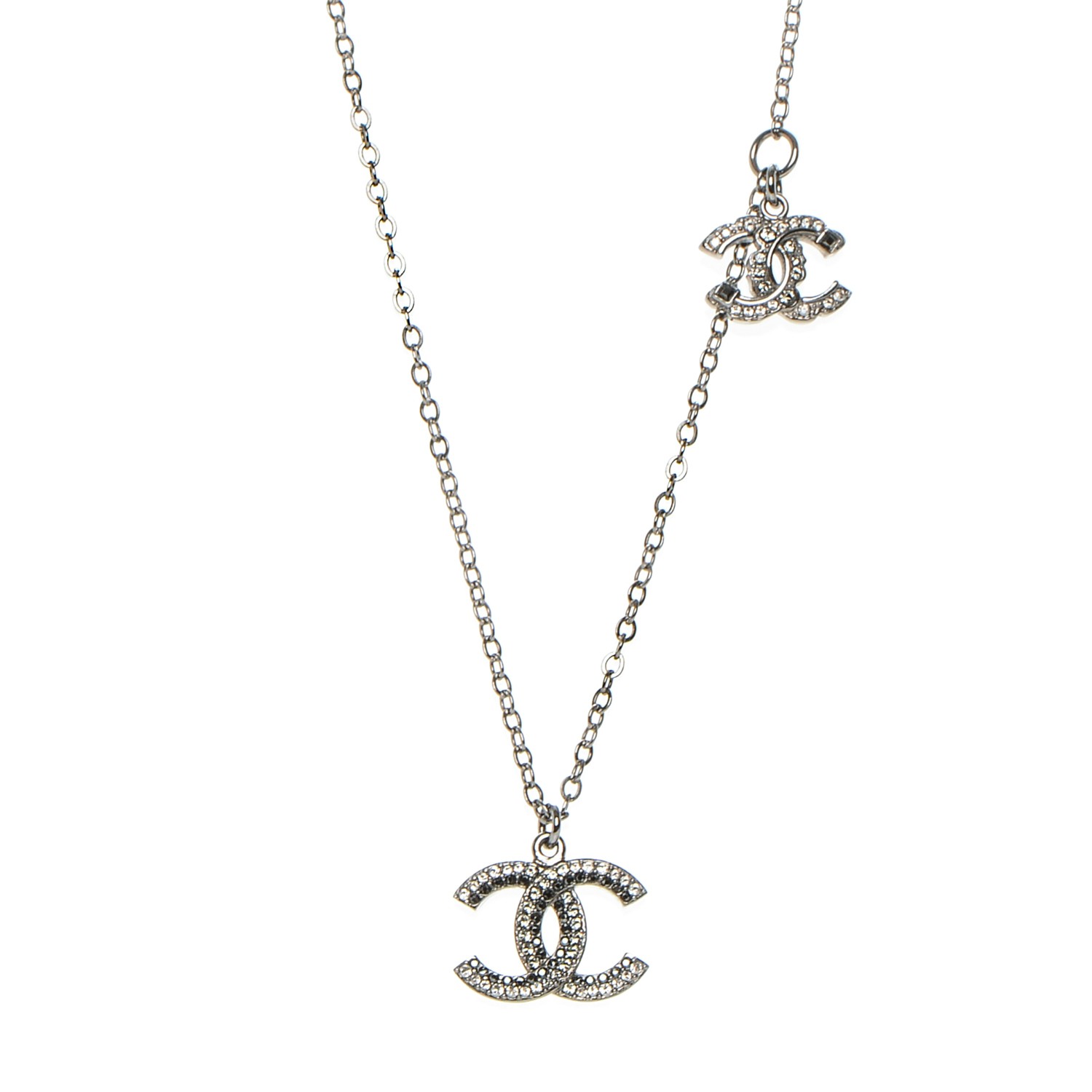 chanel double c pendant necklace