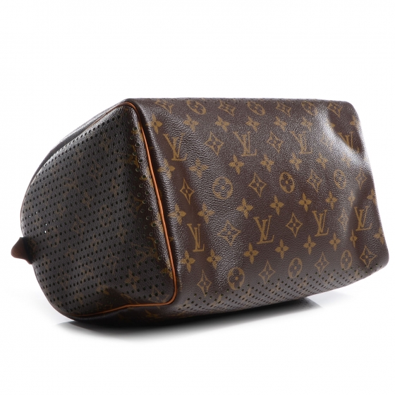 Louis Vuitton Green Monogram Perforated Canvas Limited Edition Speedy 30  Louis Vuitton
