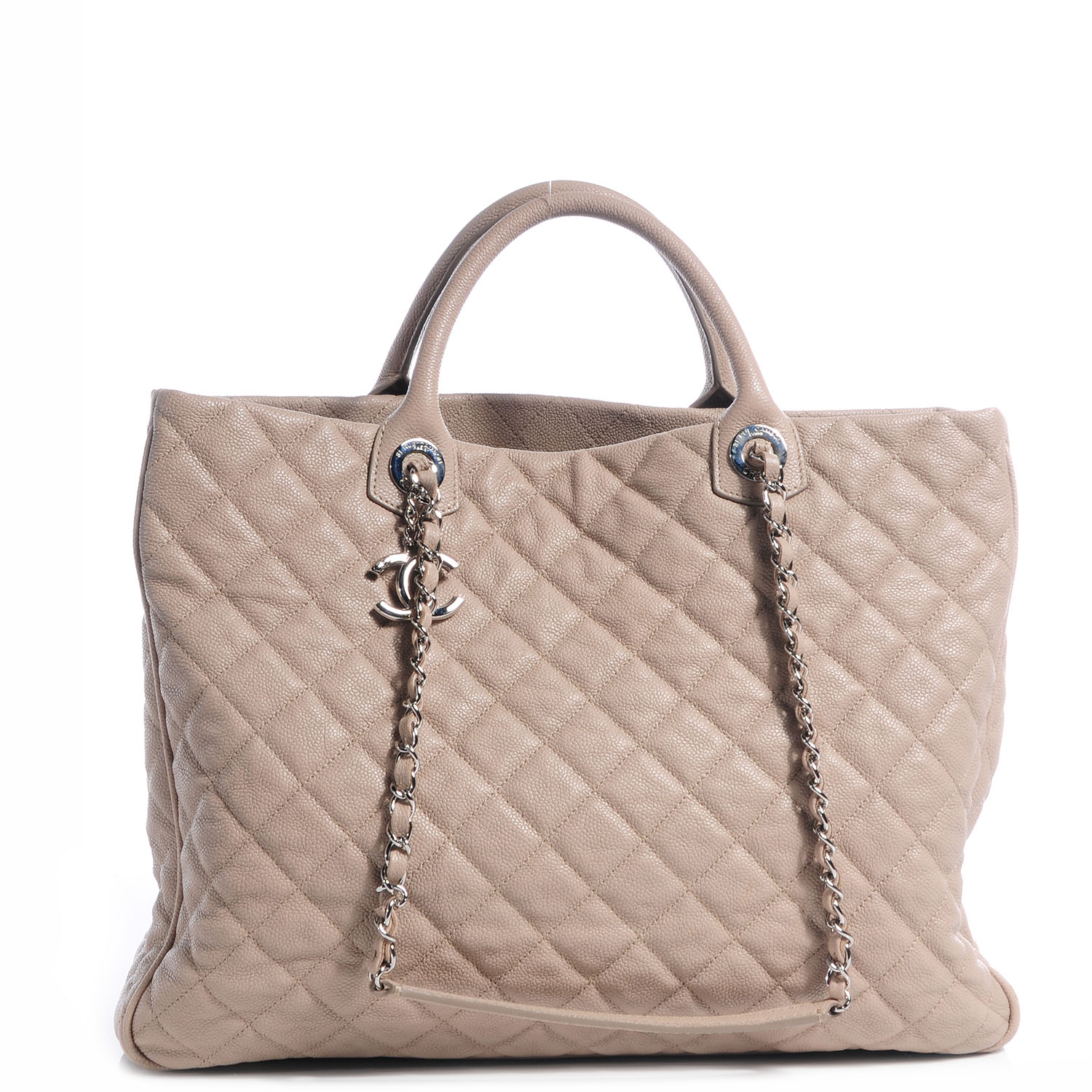 chanel quilted tote