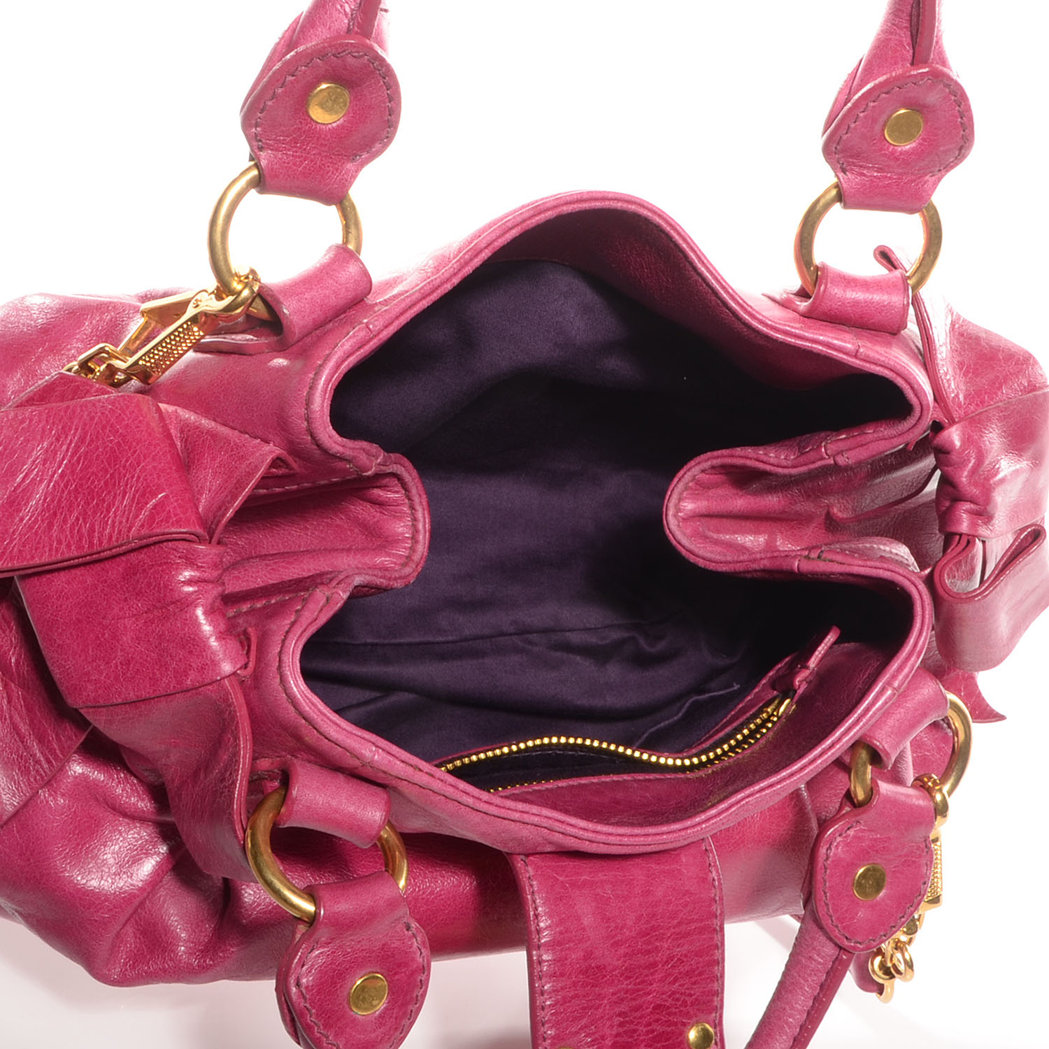 miu miu vitello bow bag