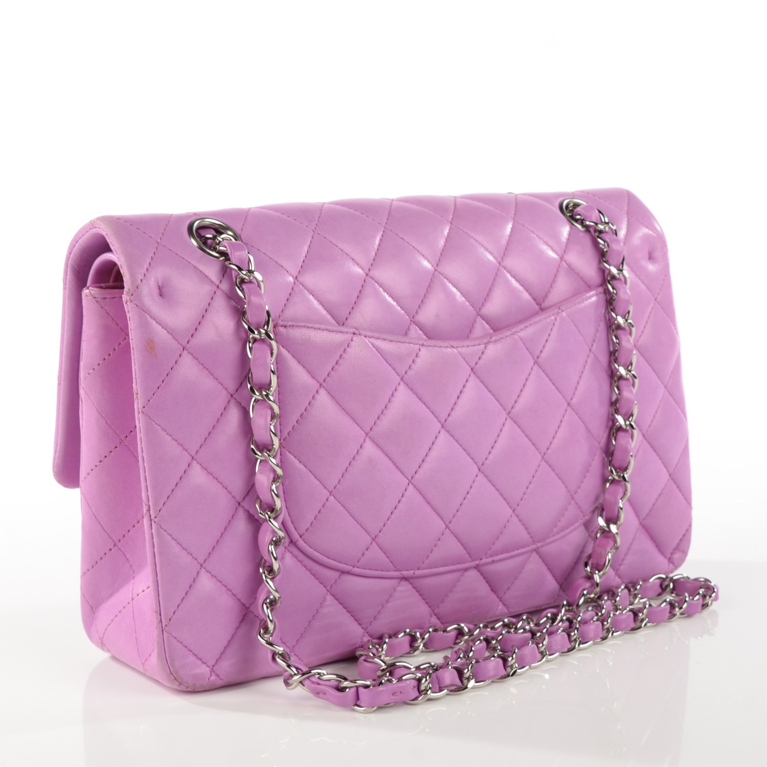 chanel pink lambskin